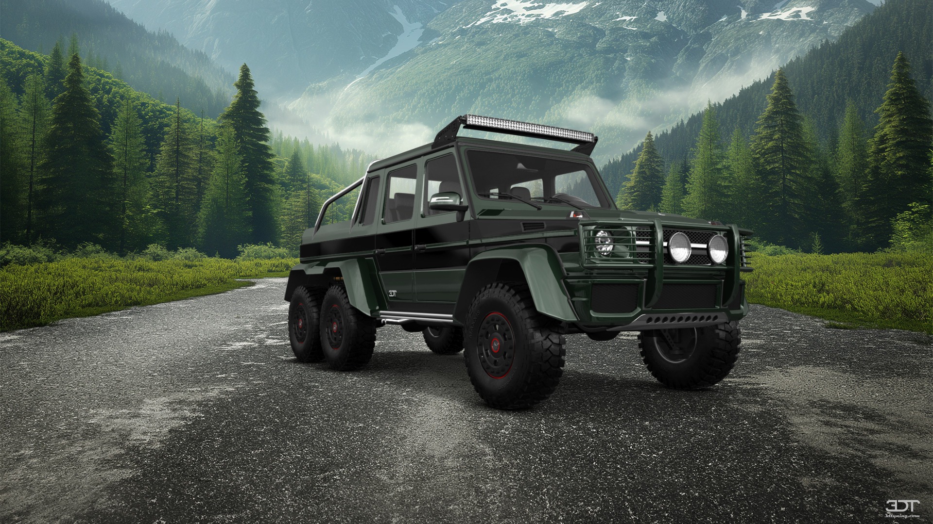 Mercedes G 63 AMG 6x6 4 Door pickup truck 2013