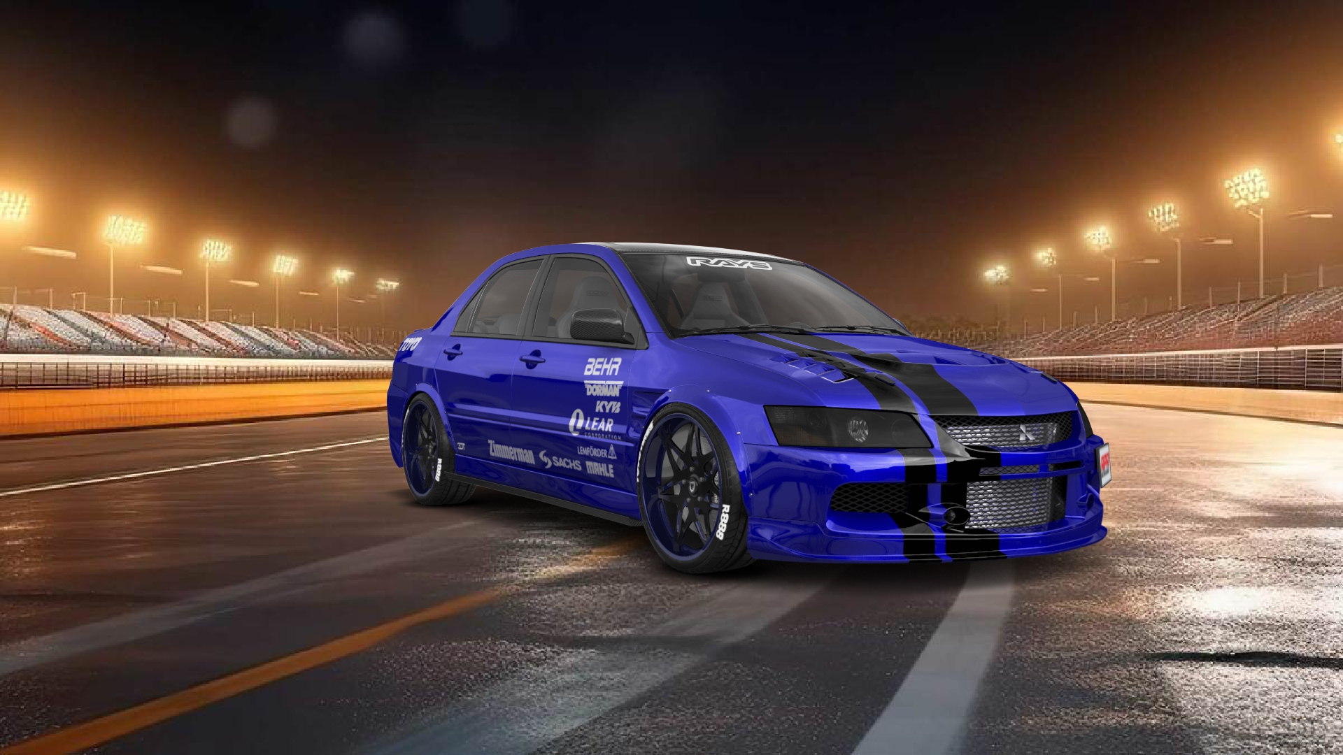 Mitsubishi Lancer Evo IX 4 Door Saloon 2005 tuning