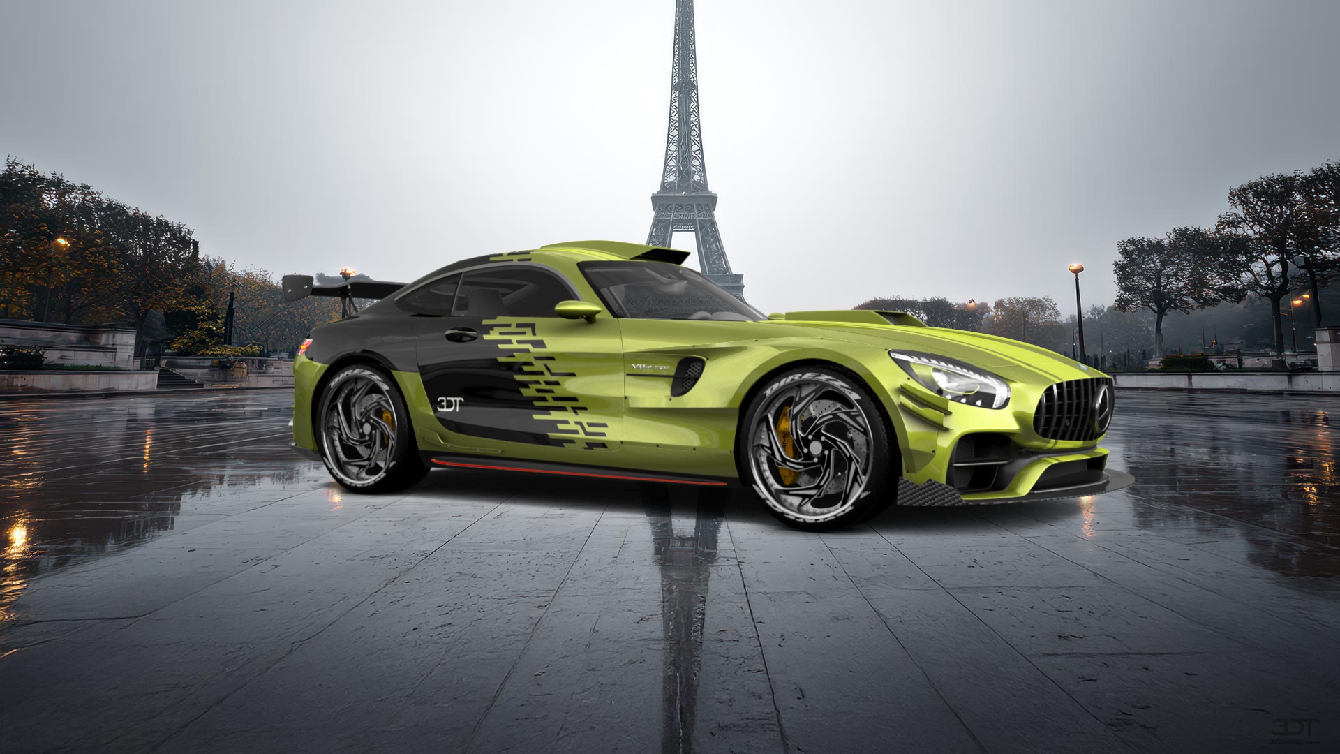 Mercedes AMG GT 2 door fastback coupe 2015 tuning
