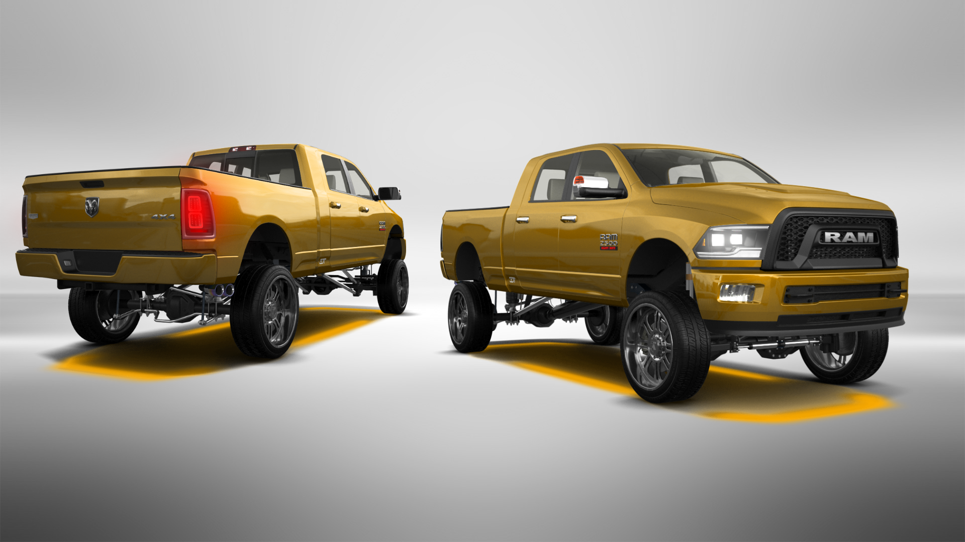 Dodge Ram 2500 Mega Cab 6.4 ft box 4 Door pickup truck 2010 tuning