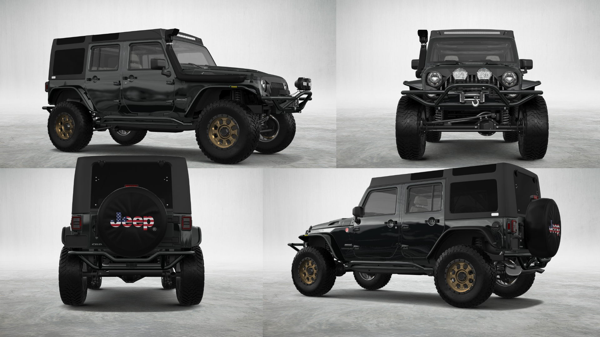 Jeep Wrangler Unlimited JK Rubicon Recon 4 Door SUV 2017