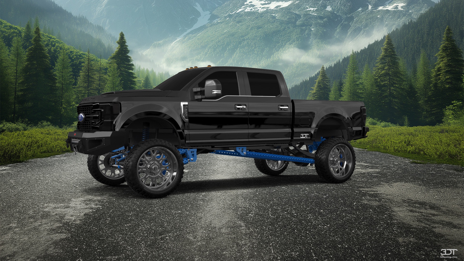 Ford F-250 4 Door pickup truck 2021 tuning