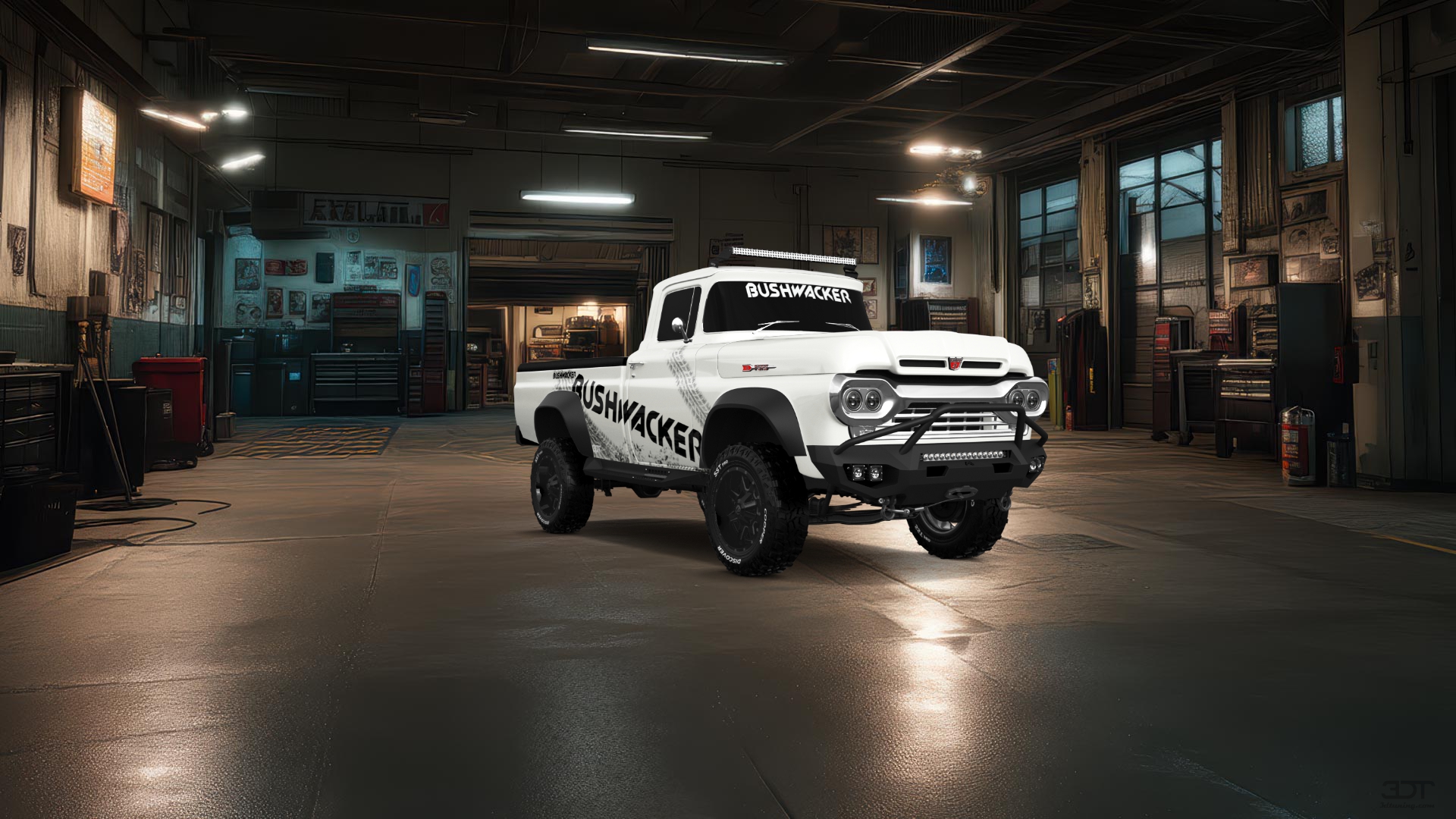Ford F-100 2 Door pickup truck 1960 tuning