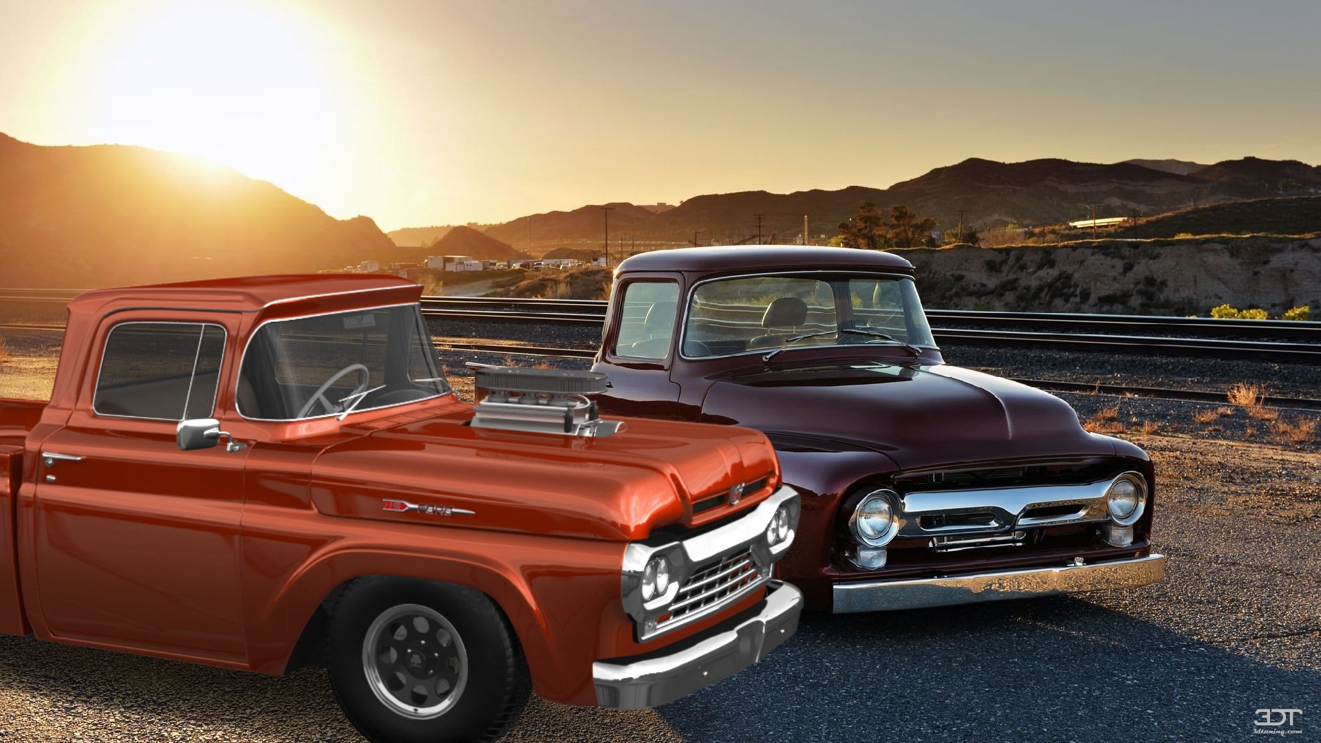 Ford F-100 2 Door pickup truck 1960