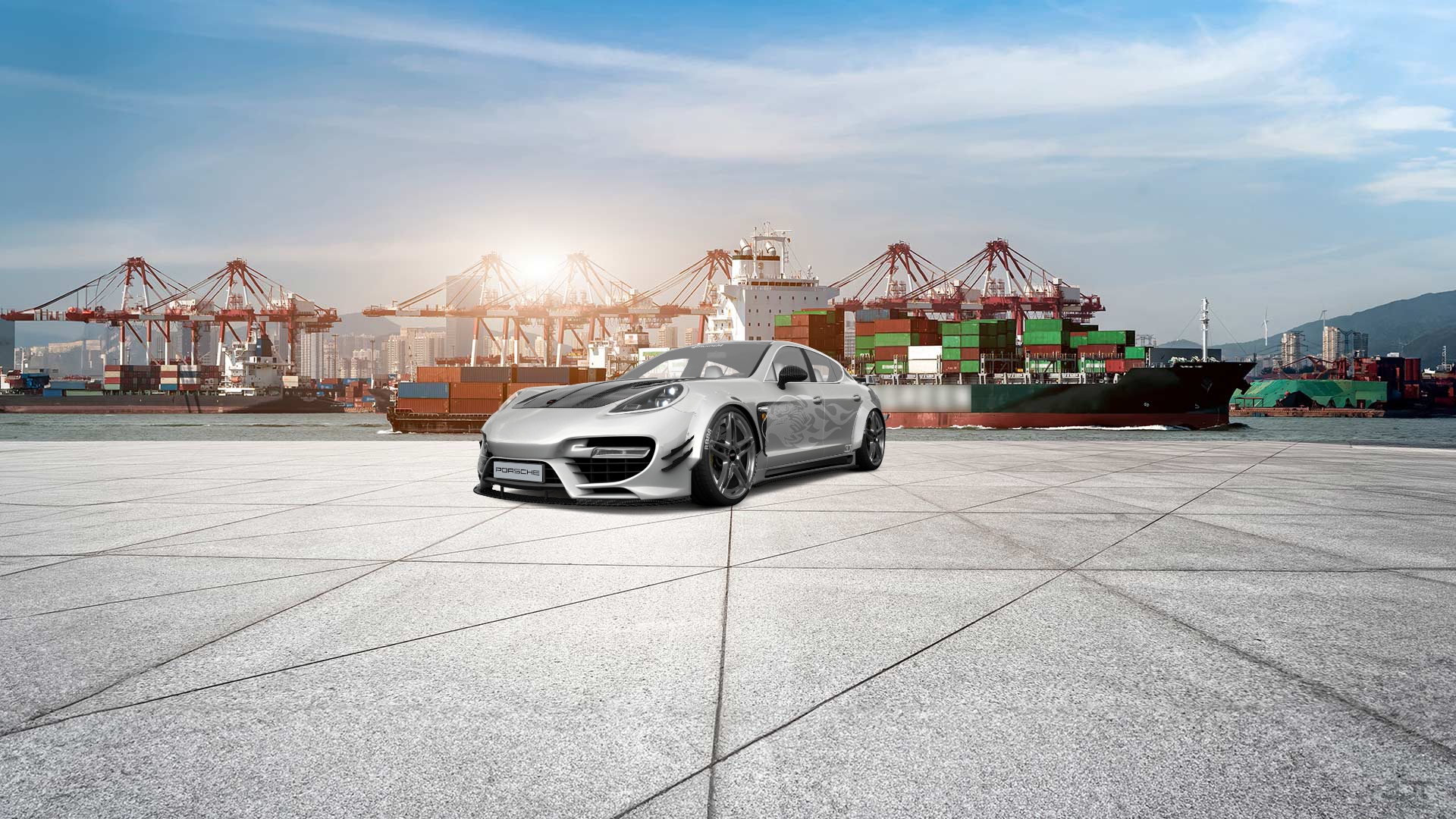 Porsche Panamera 4 door fastback saloon 2011