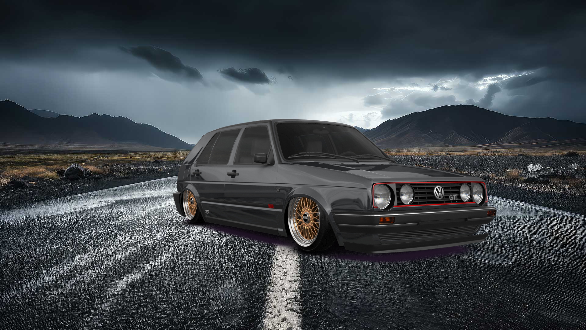 Volkswagen Golf Mk2 5 Door Hatchback 1983 tuning