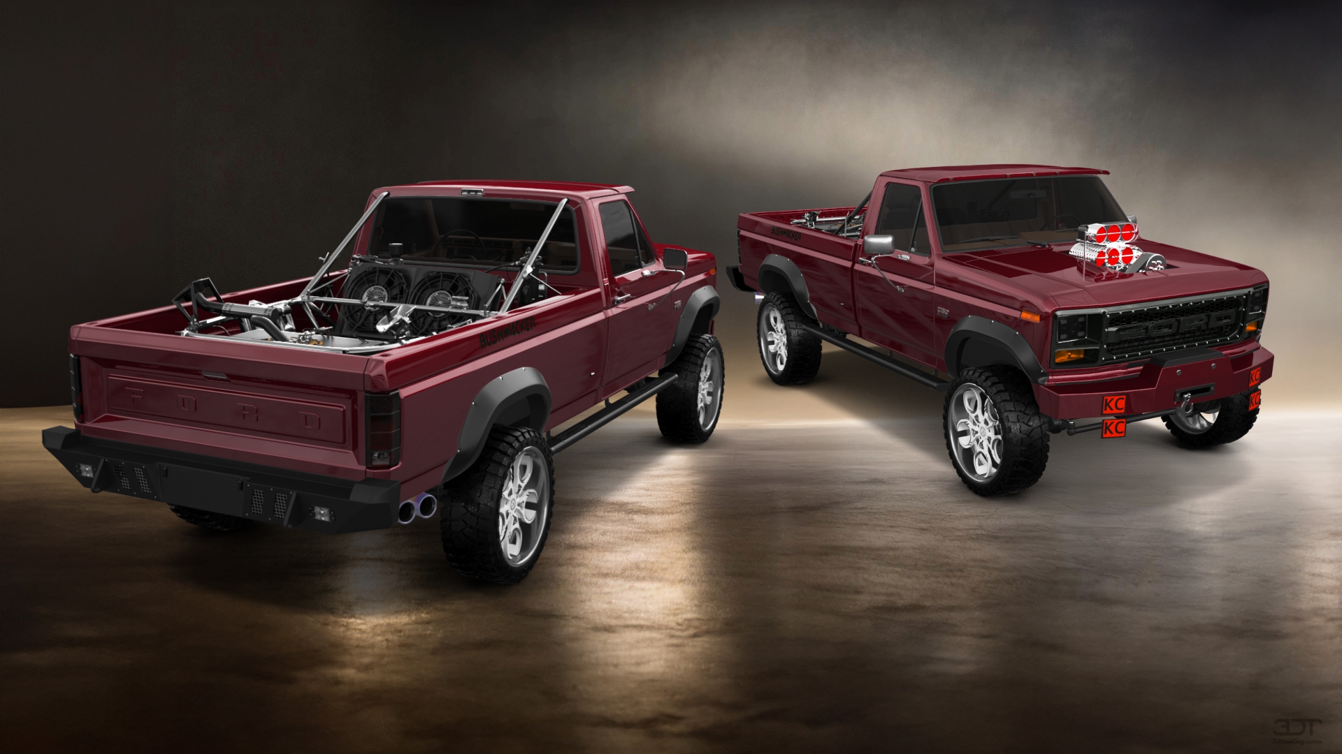 Ford F-150 2 Door pickup truck 1986 tuning