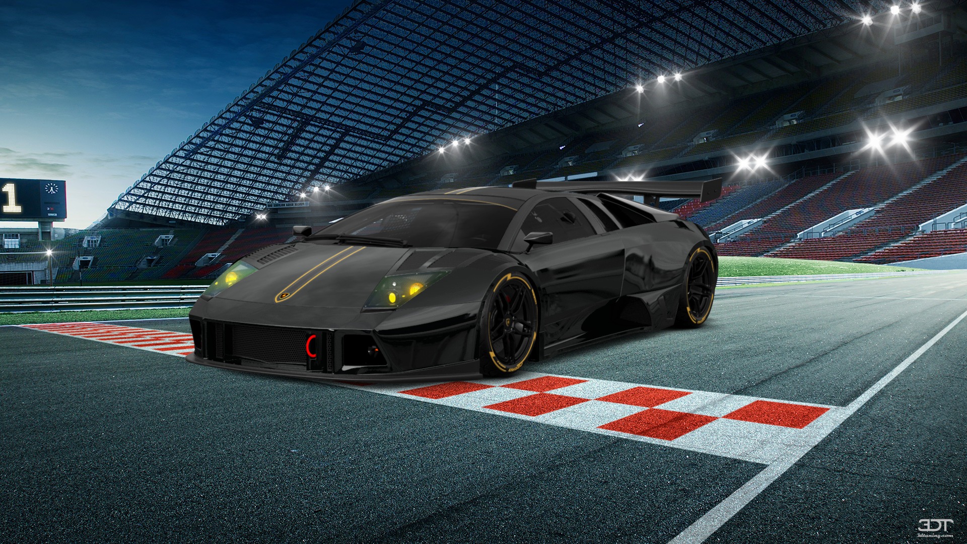 Lamborghini Murcielago 2 Door Coupe 2001 tuning