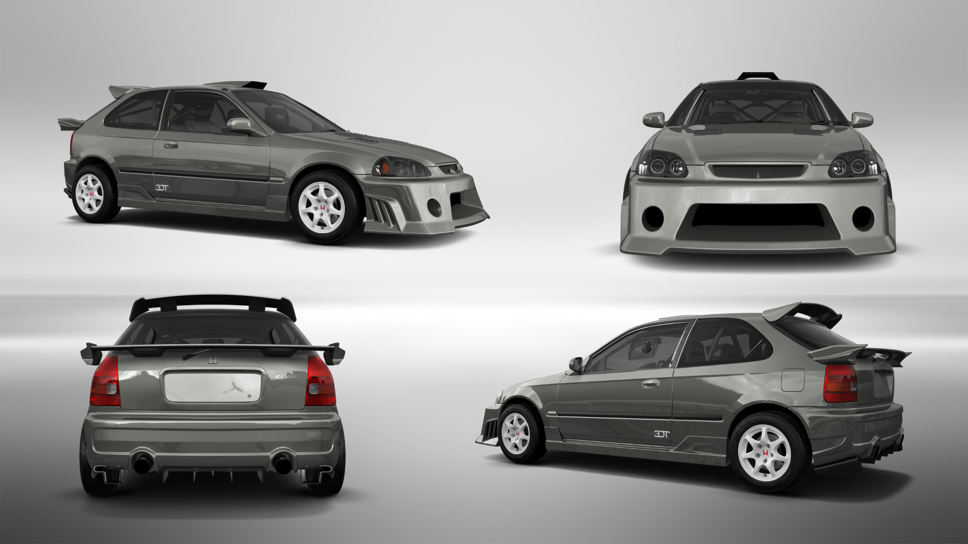 Honda Civic 3 Door Hatchback 1997 tuning