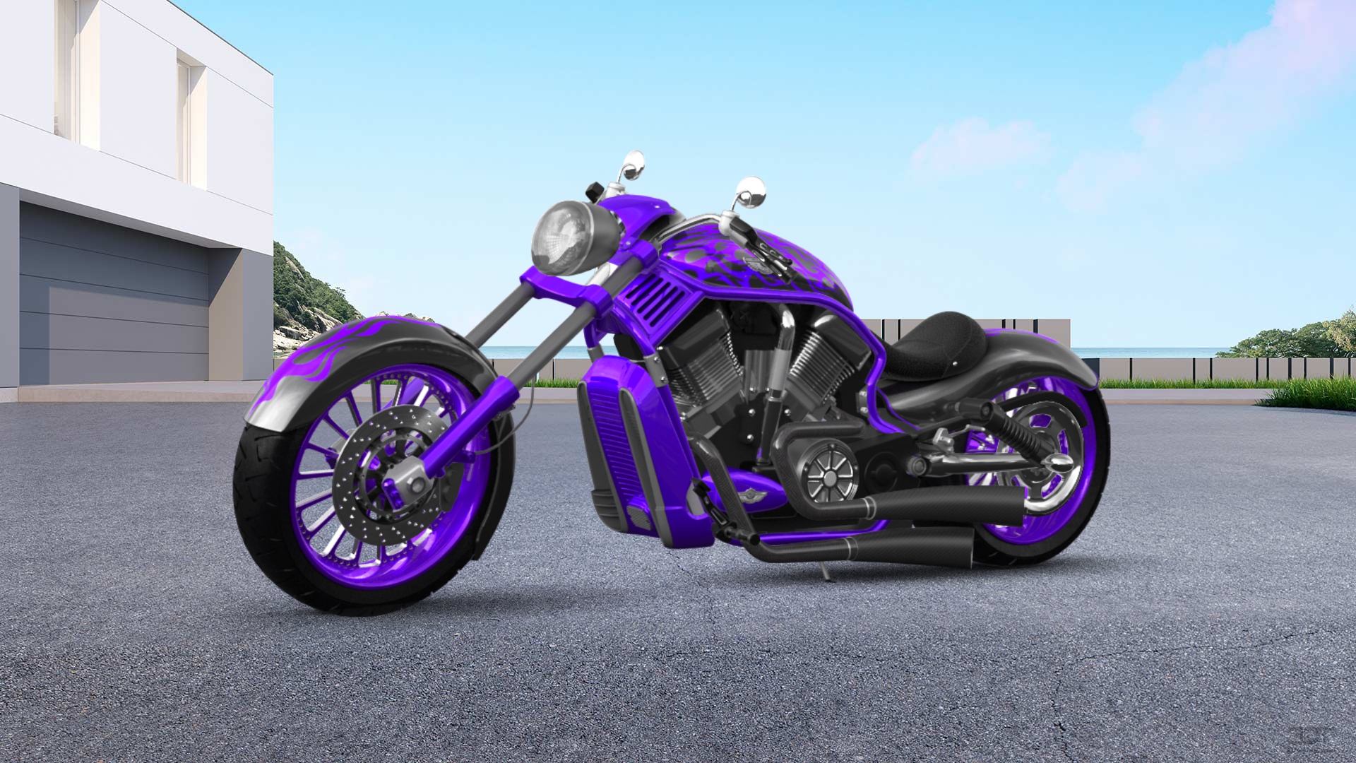 Harley-Davidson Custom Chopper Cruiser 2011 Images