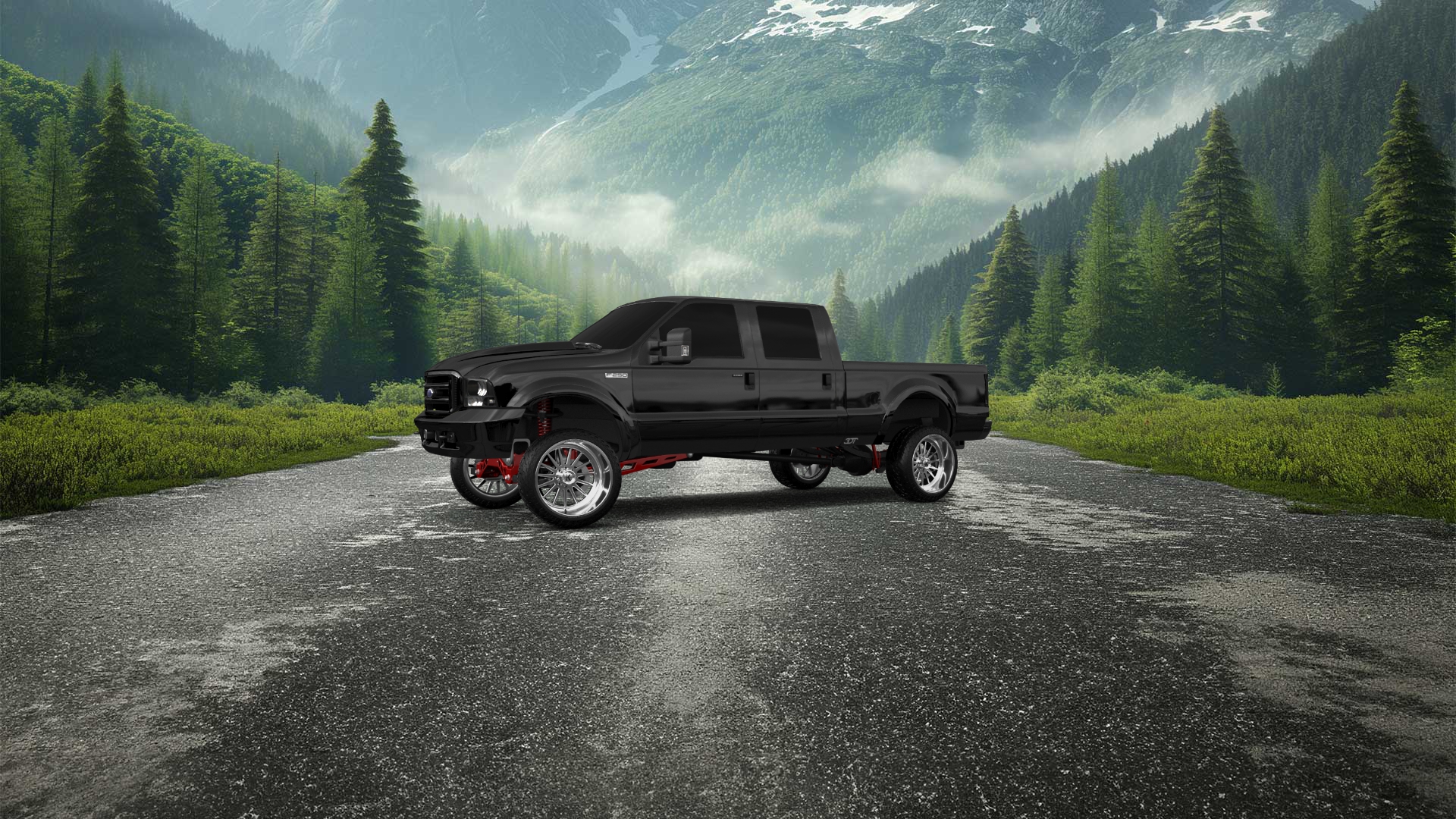 Ford F-250 Crew Cab 4 Door pickup truck 1999