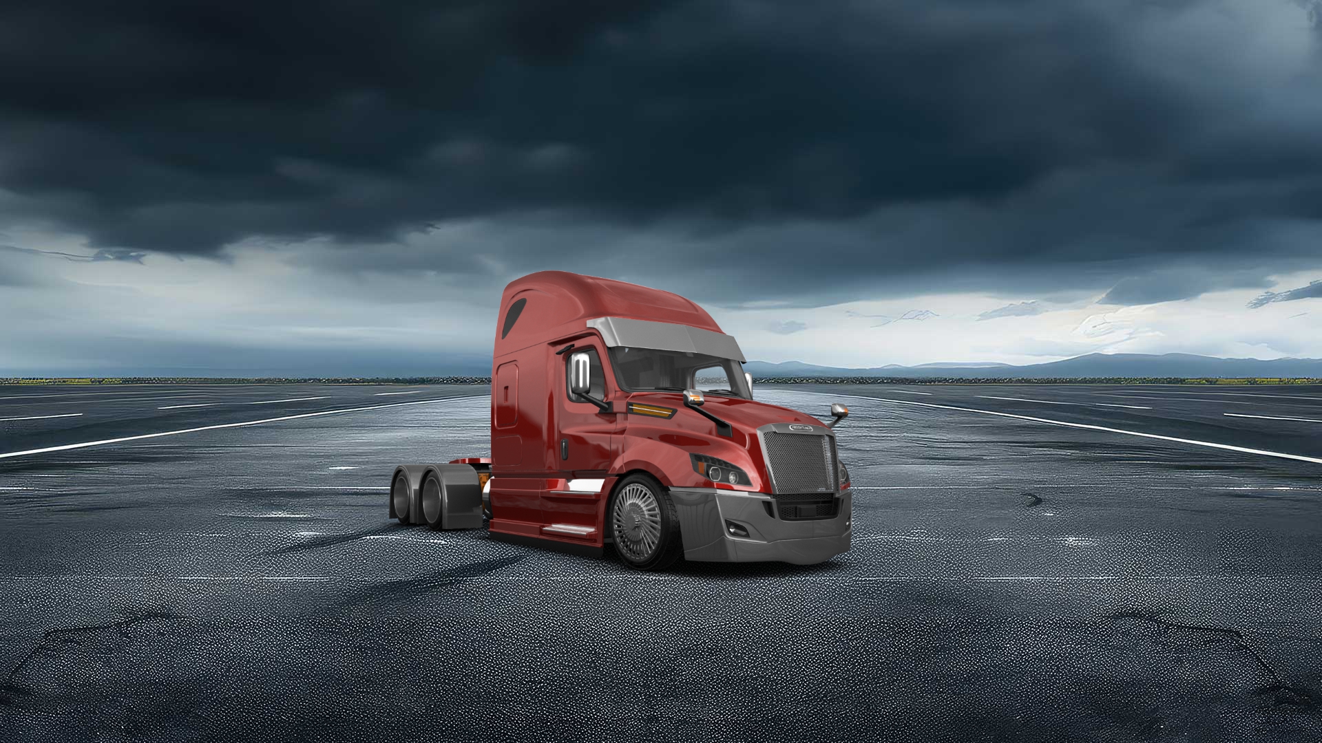 Freightliner Cascadia Sleeper Cab Truck 2018 tuning