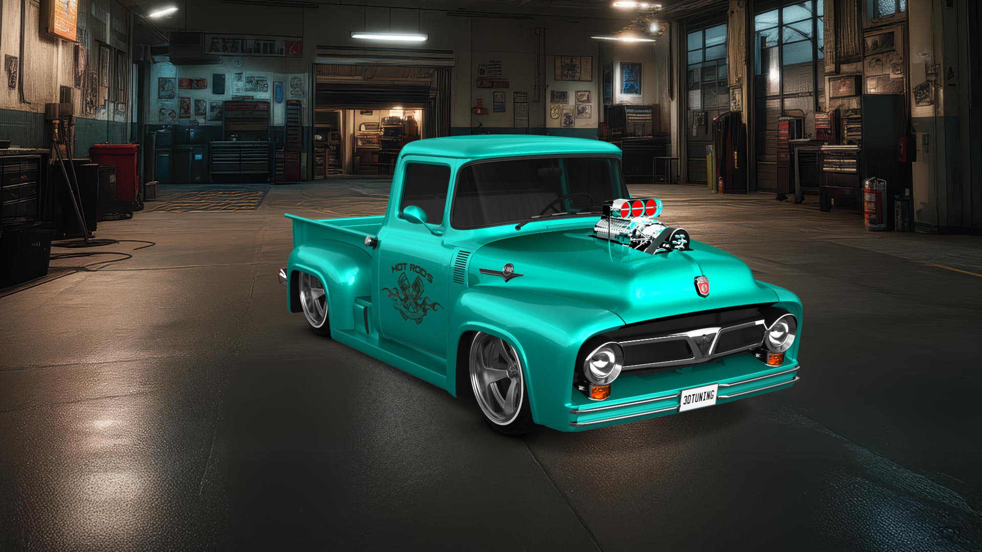 Ford F-100 2 Door truck 1956 tuning