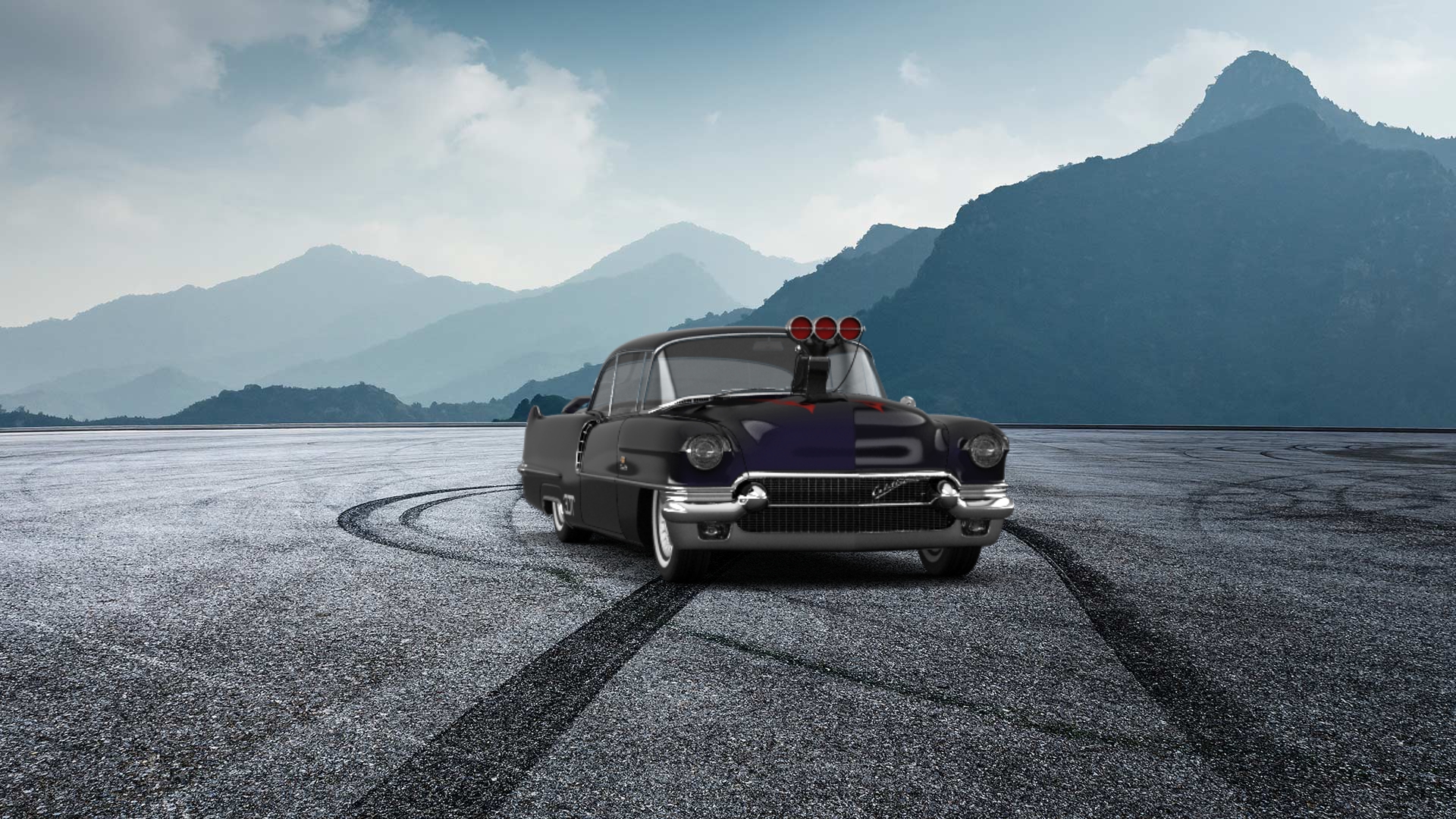 Cadillac De Ville Coupe 1956 tuning