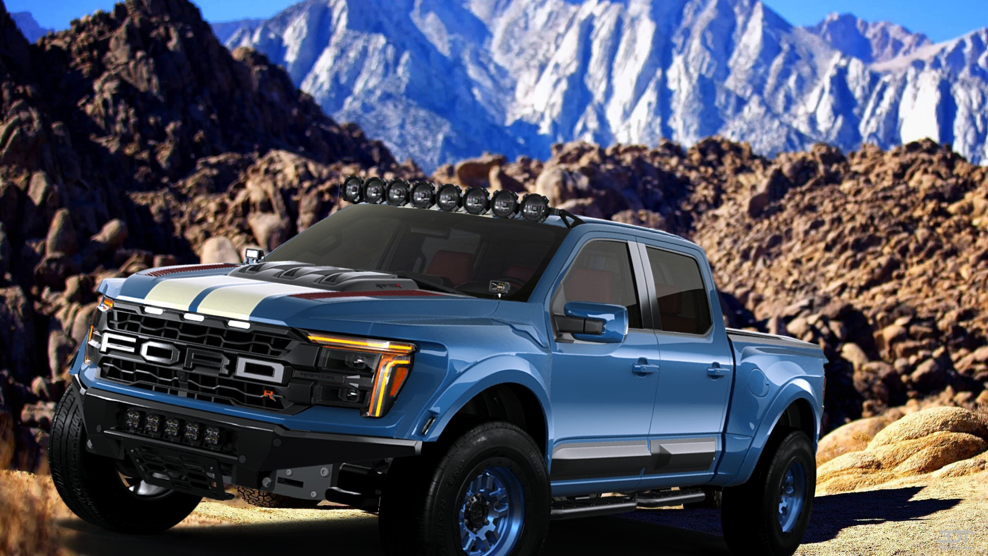 Ford F-150 Raptor 4 Door pickup truck 2024 tuning