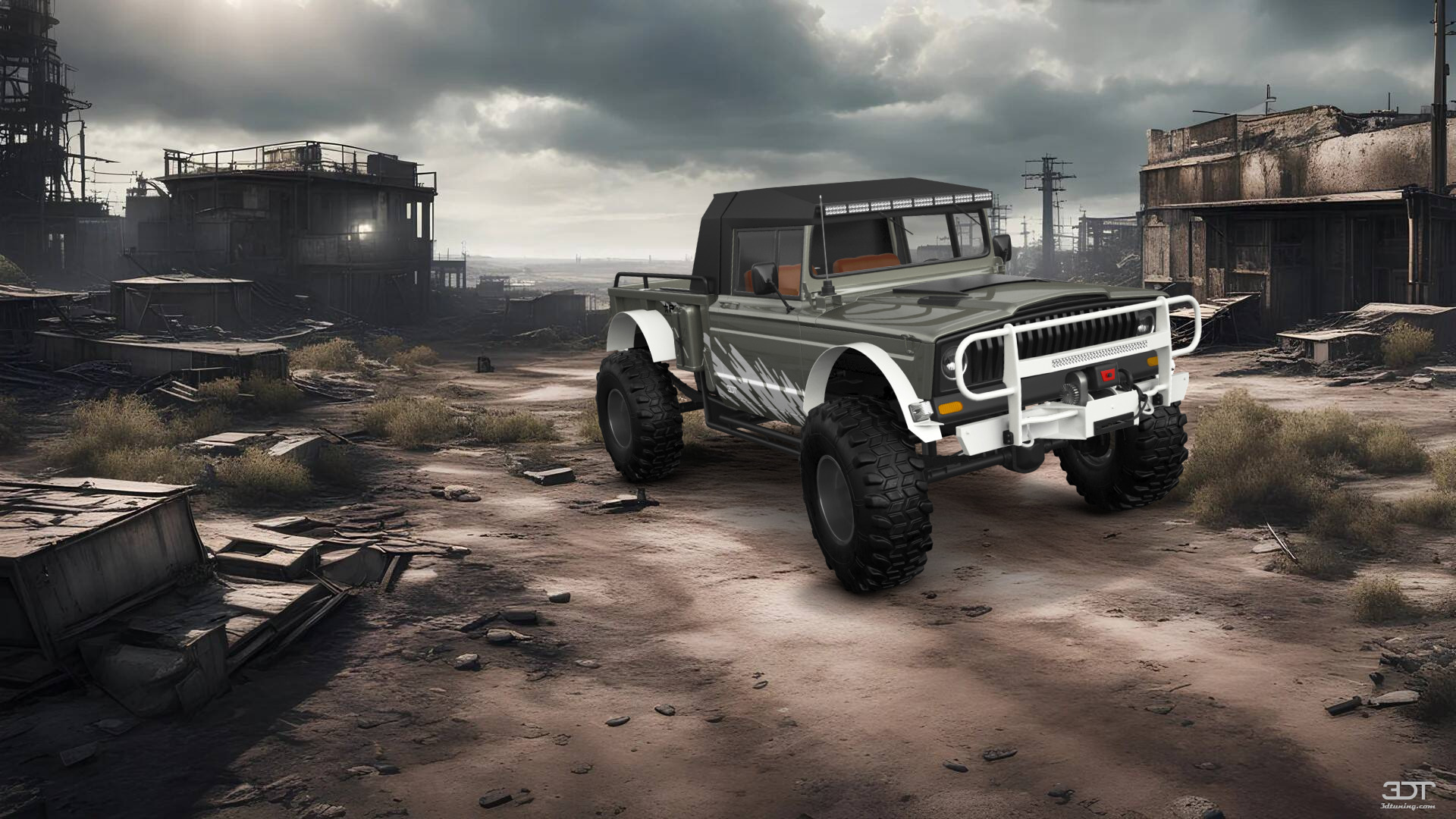 Tuning Jeep Kaiser M715 2 Door pickup truck 1968