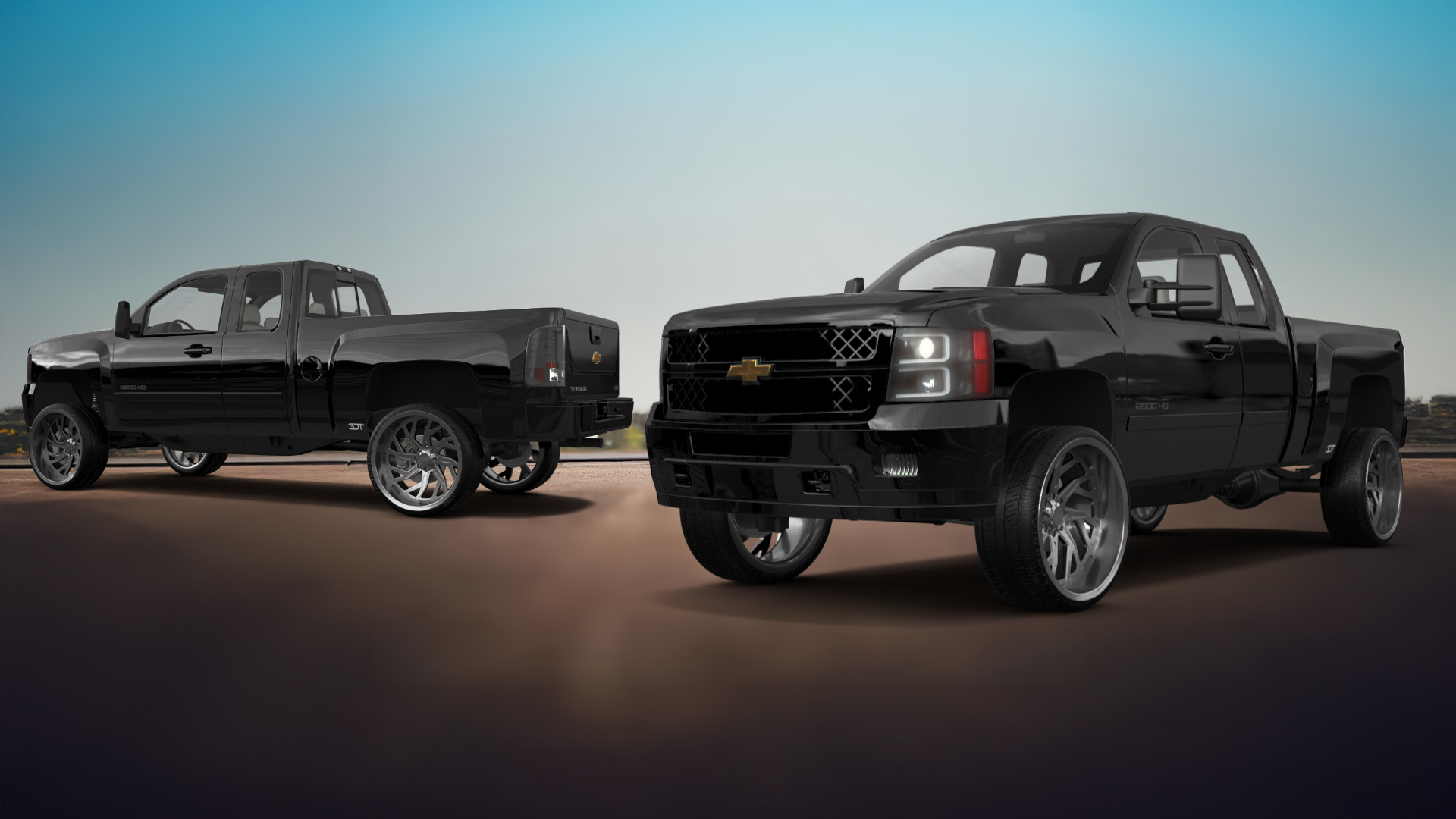 Tuning Chevrolet Silverado 2500 HD Extended Cab Pickup Truck 2007