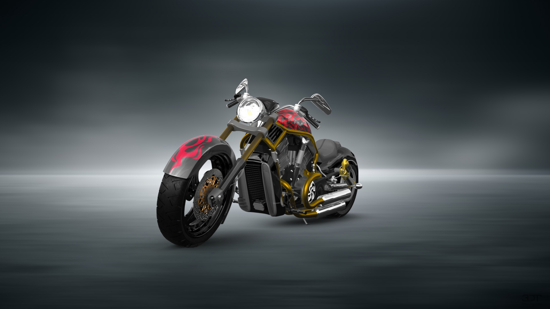 Harley-Davidson Custom Chopper Cruiser 2011 tuning