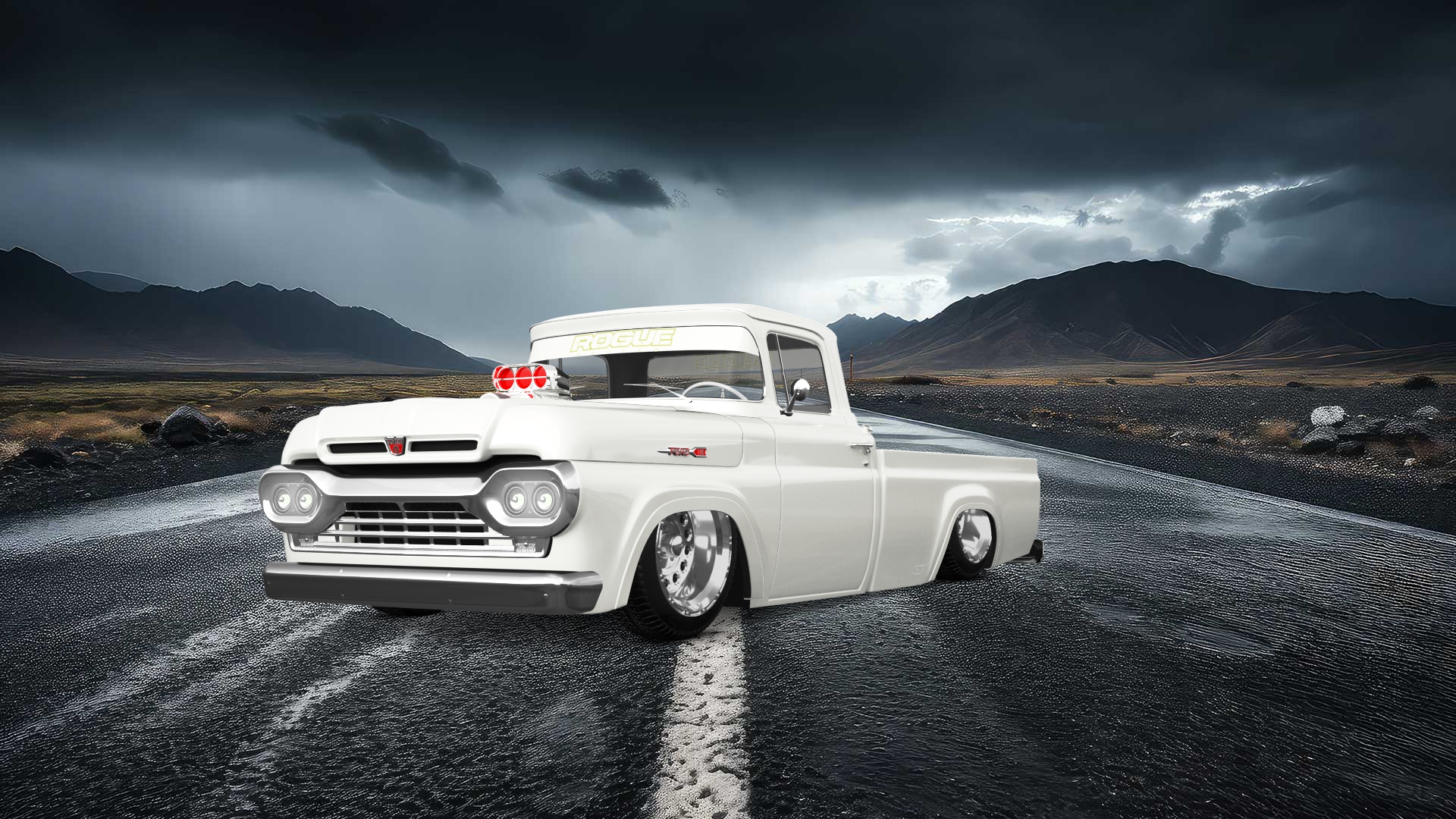 Ford F-100 2 Door pickup truck 1960 tuning