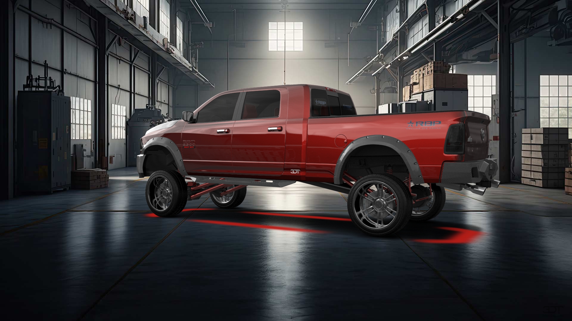 Dodge Ram 2500 Mega Cab 6.4 ft box 4 Door pickup truck 2010 tuning