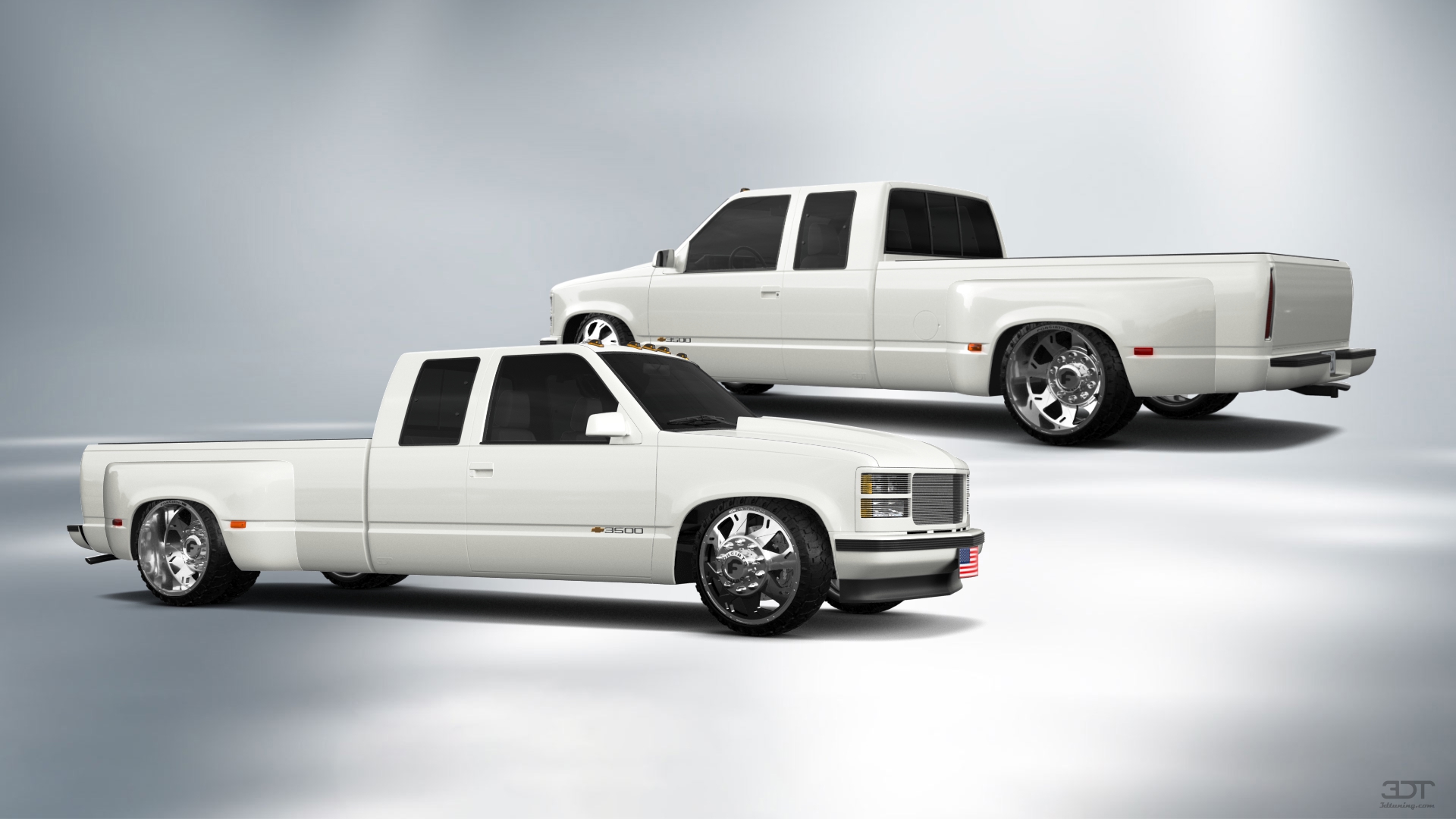 Chevrolet K3500 Extended Cab Pickup Truck 1988