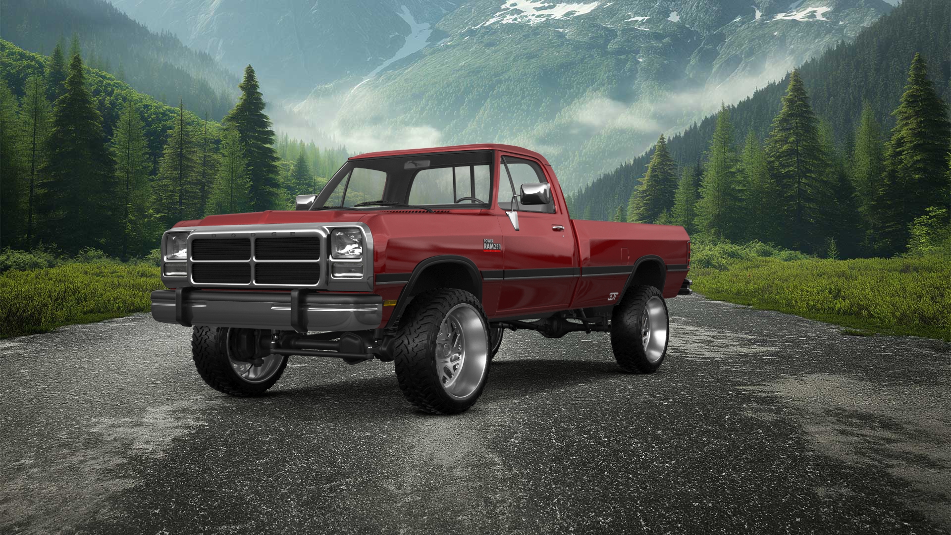 Dodge Ram 2 Door pickup truck 1991