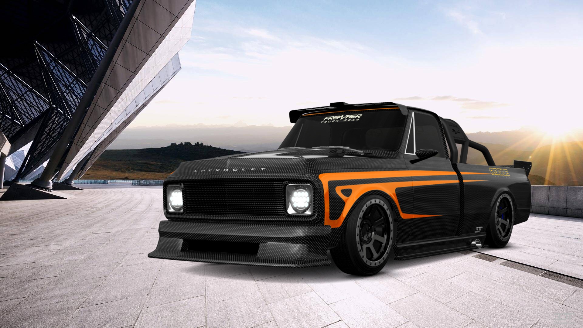 Chevrolet C-10 Cheyenne 2 Door pickup truck 1972 tuning