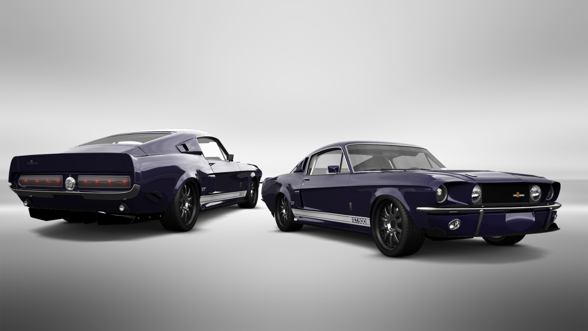 Mustang GT500 2 Door Coupe 1968 tuning