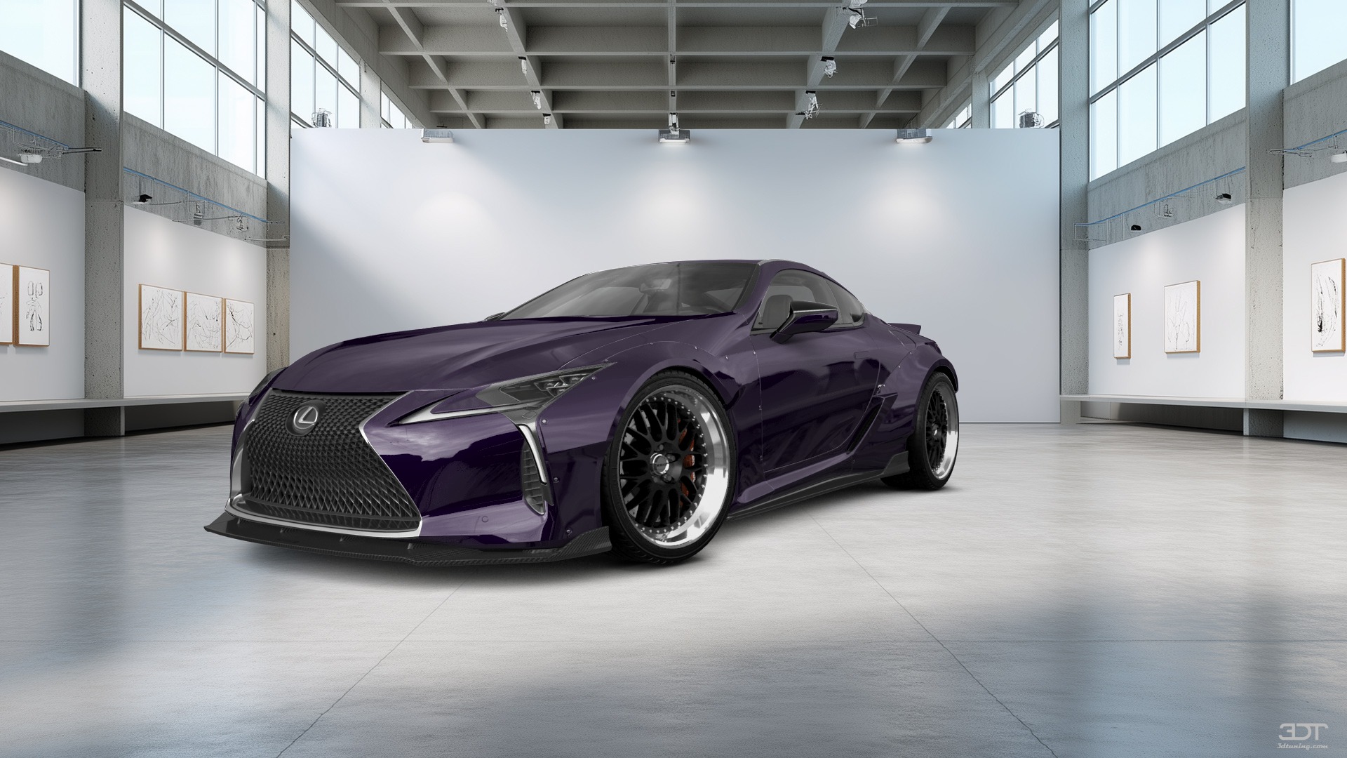 Lexus LC500 2 door fastback coupe 2017 tuning