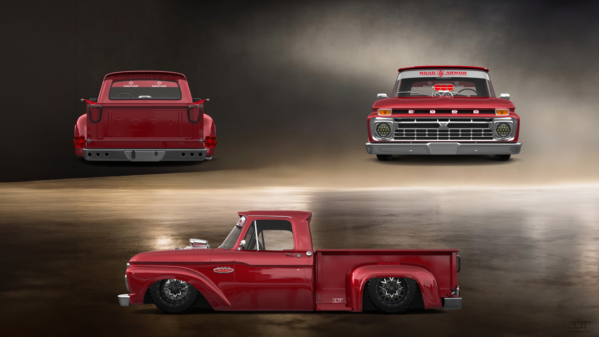 Ford F-100 Flareside 2 Door pickup truck 1961