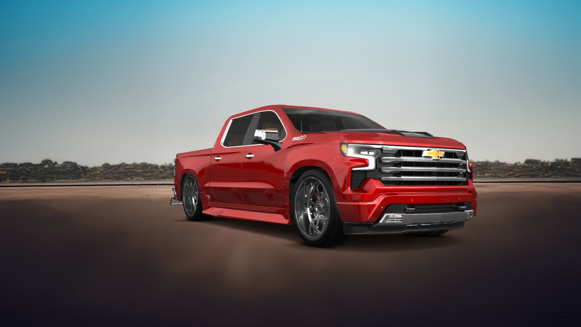 Chevrolet Silverado 1500 Crew Cab 5.8 ft box 4 Door pickup truck 2023 tuning