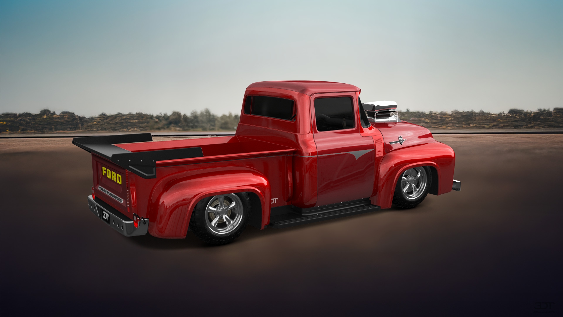 Ford F-100 2 Door truck 1956 tuning