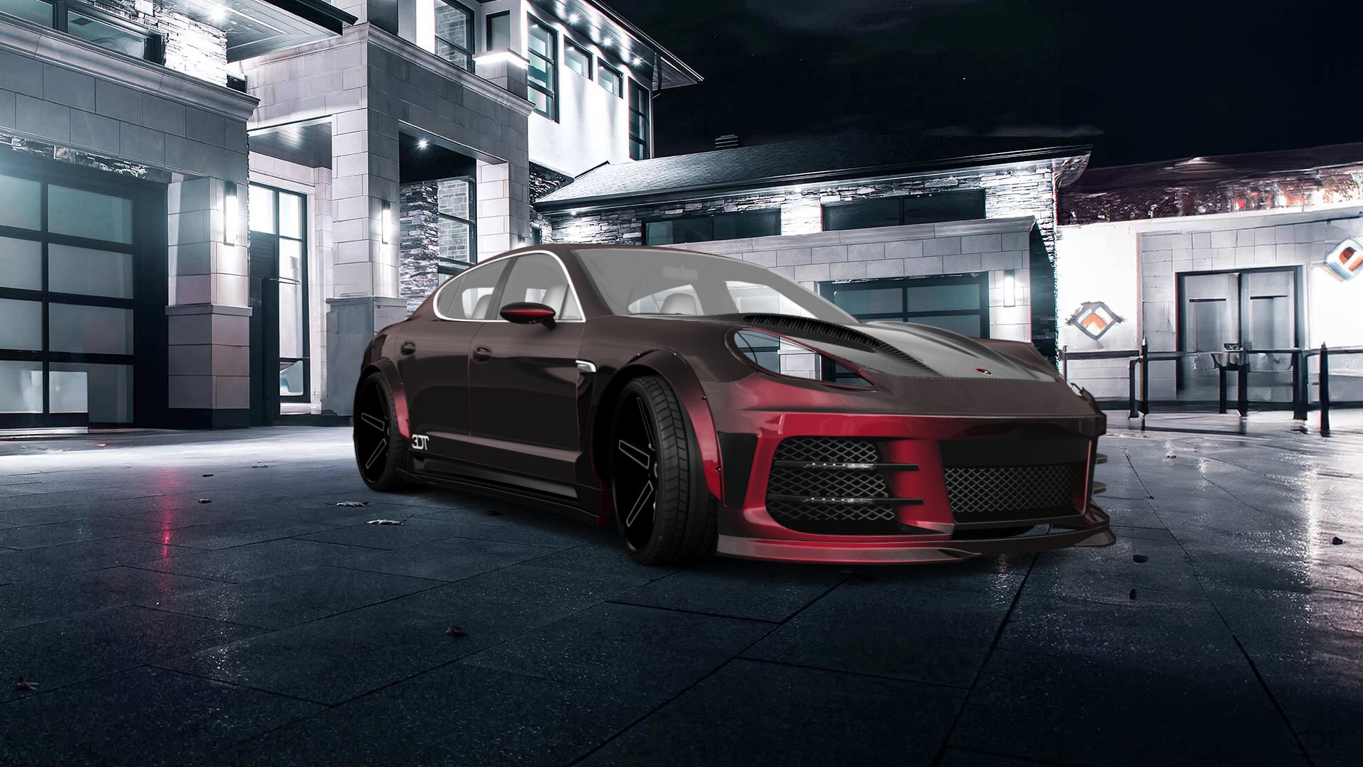 Porsche Panamera 4 door fastback saloon 2011 Images