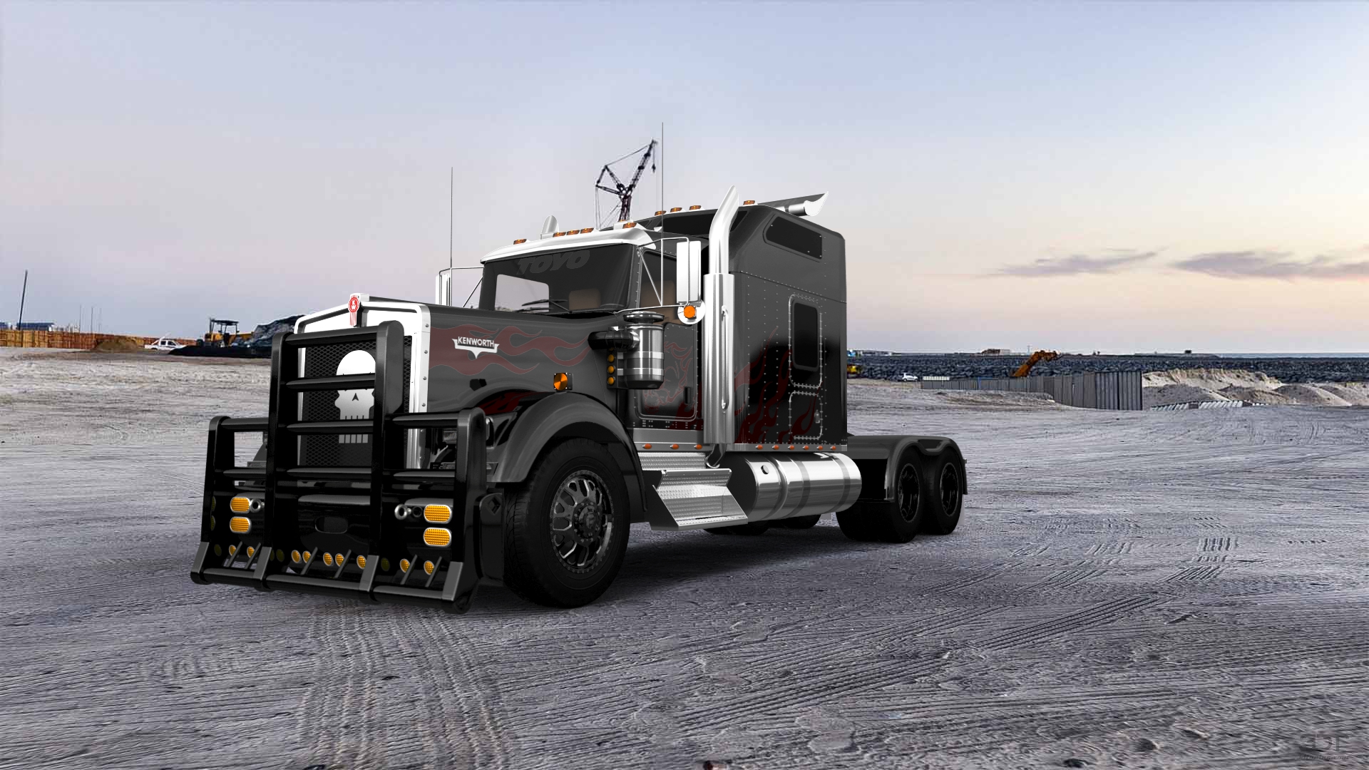Kenworth W900 Sleeper Cab Truck 2015 tuning