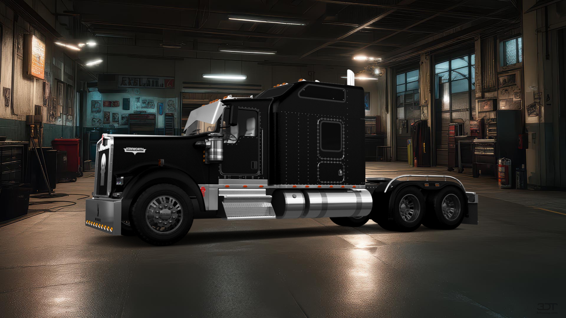 Kenworth W900 Sleeper Cab Truck 2015 tuning