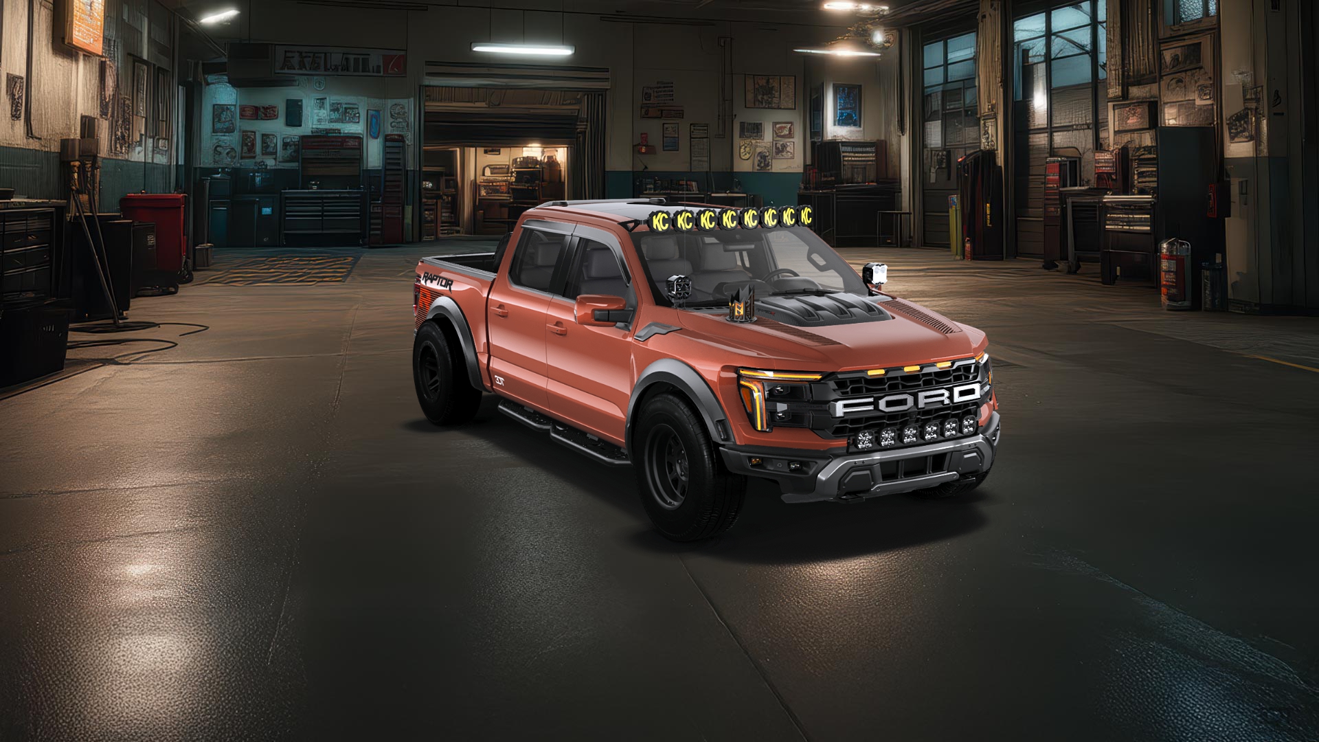 Ford F-150 Raptor 4 Door pickup truck 2024 tuning