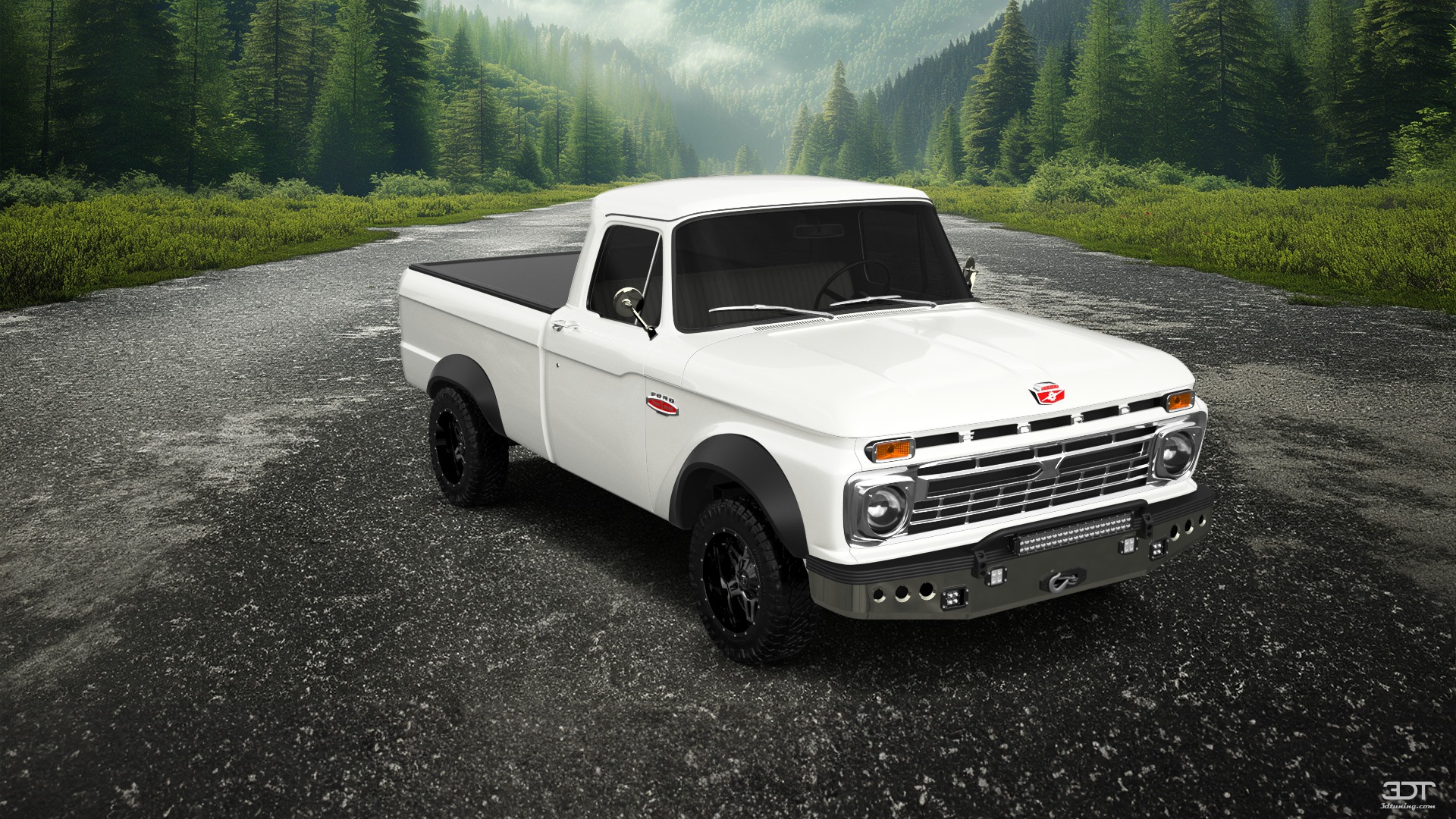 Ford F-100 Custom Cab 2 Door pickup truck 1966