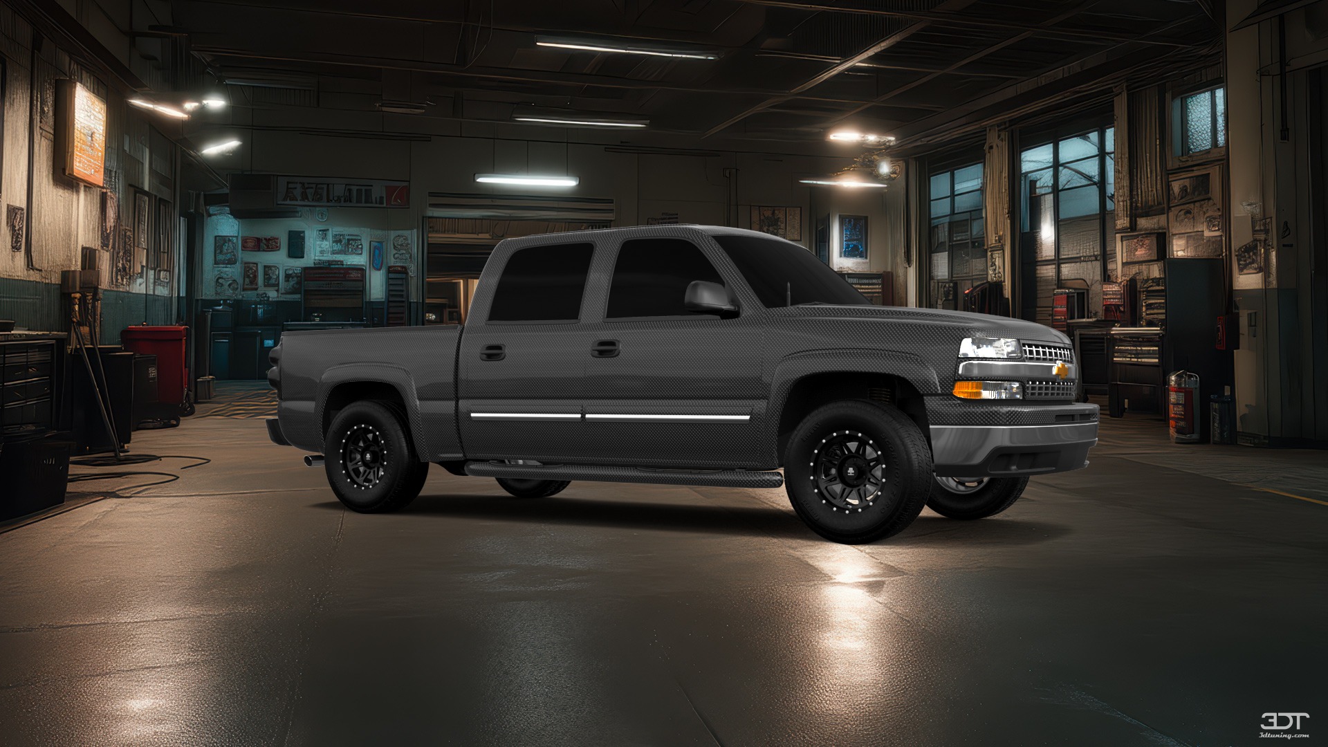 Chevrolet Silverado 1500 Crew Cab 5.8 ft box 4 Door Truck 1999 tuning