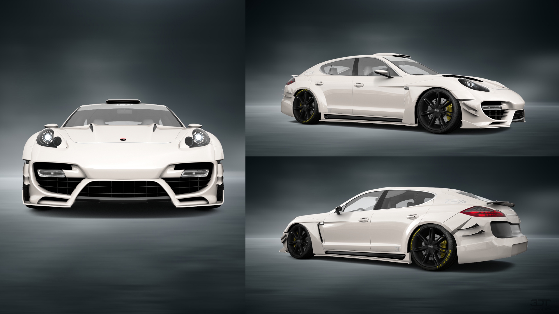 Porsche Panamera 4 door fastback saloon 2011