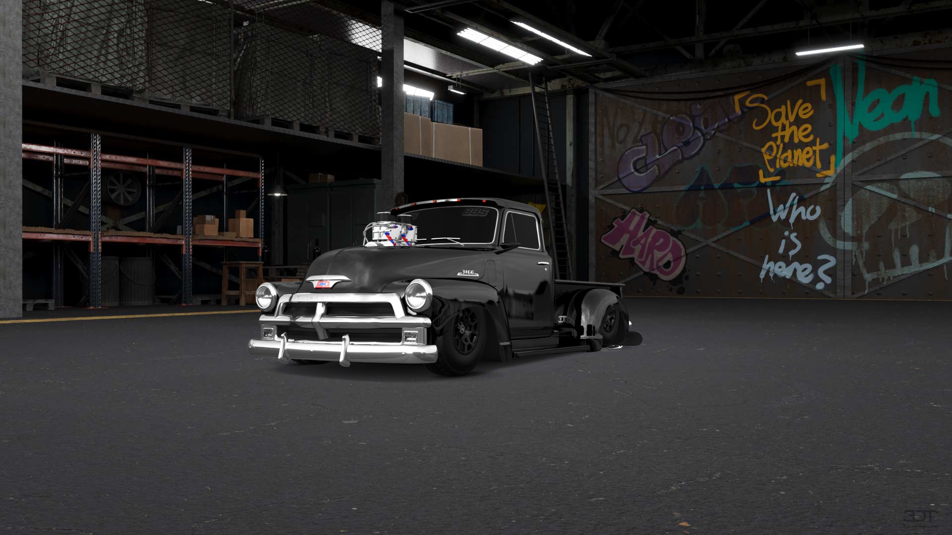 Chevrolet 3100 2 Door pickup truck 1954 tuning