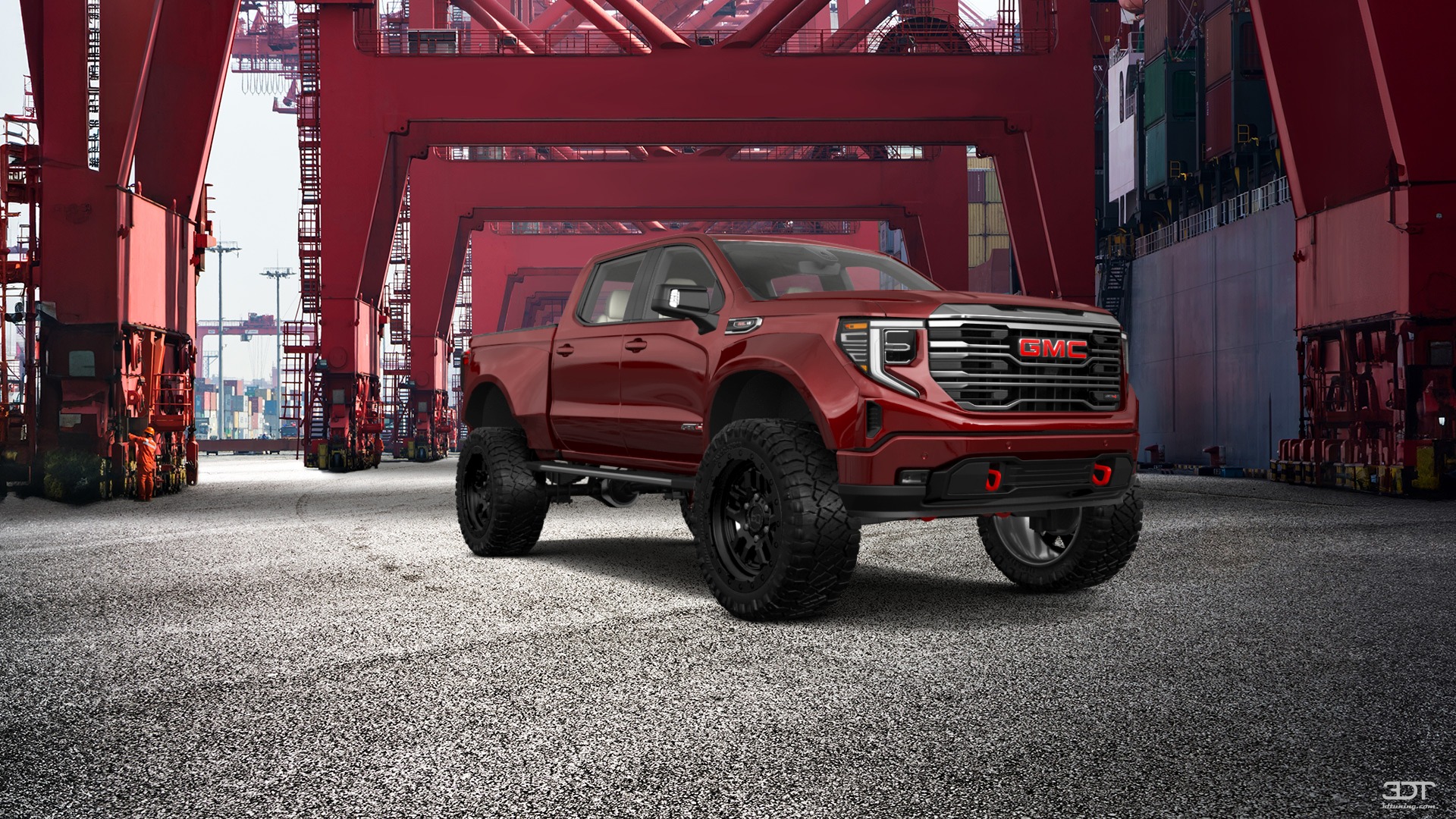 GMC Sierra 1500 Crew Cab 5.8 ft box 4 Door pickup truck 2023 tuning