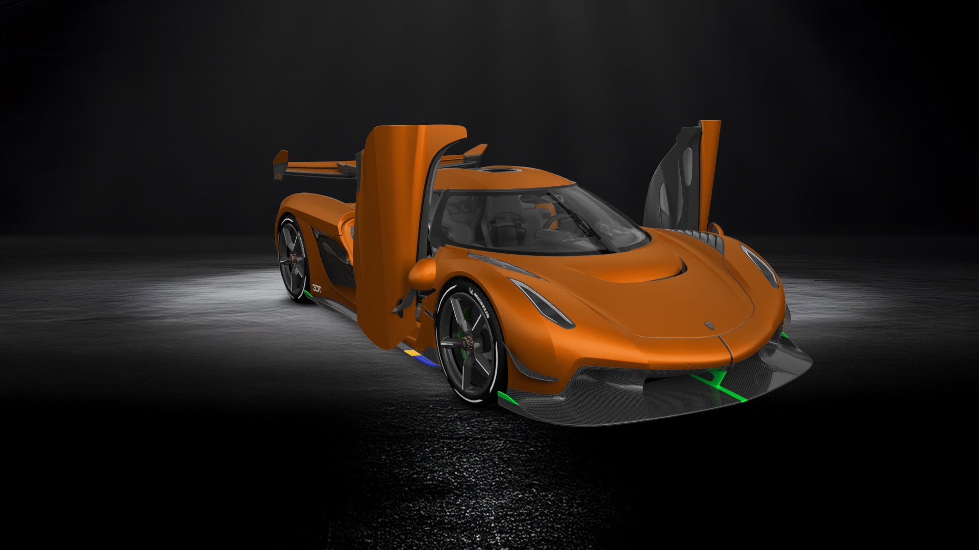 Koenigsegg Jesko 2 door targa top 2020 tuning