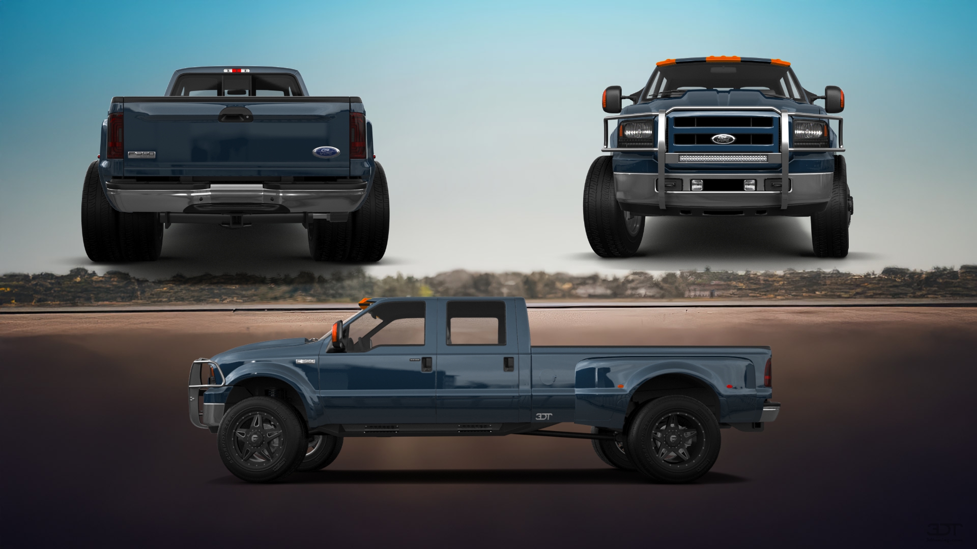 Ford F-350 DRW 4 Door pickup truck 1999 tuning