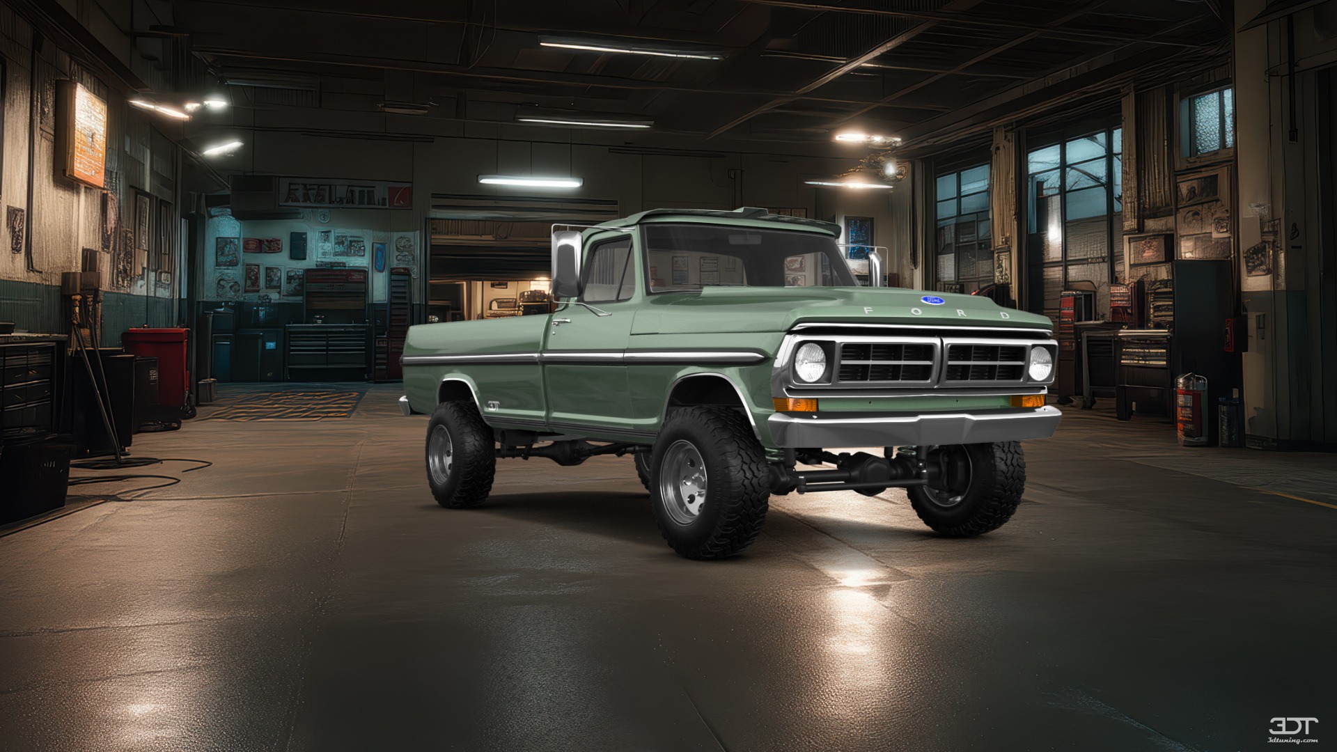Ford F-250 2 Door pickup truck 1971 tuning