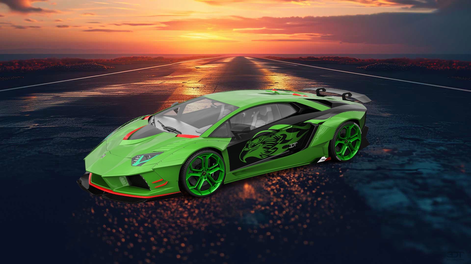 Lamborghini Aventador 2 Door Coupe 2012 tuning