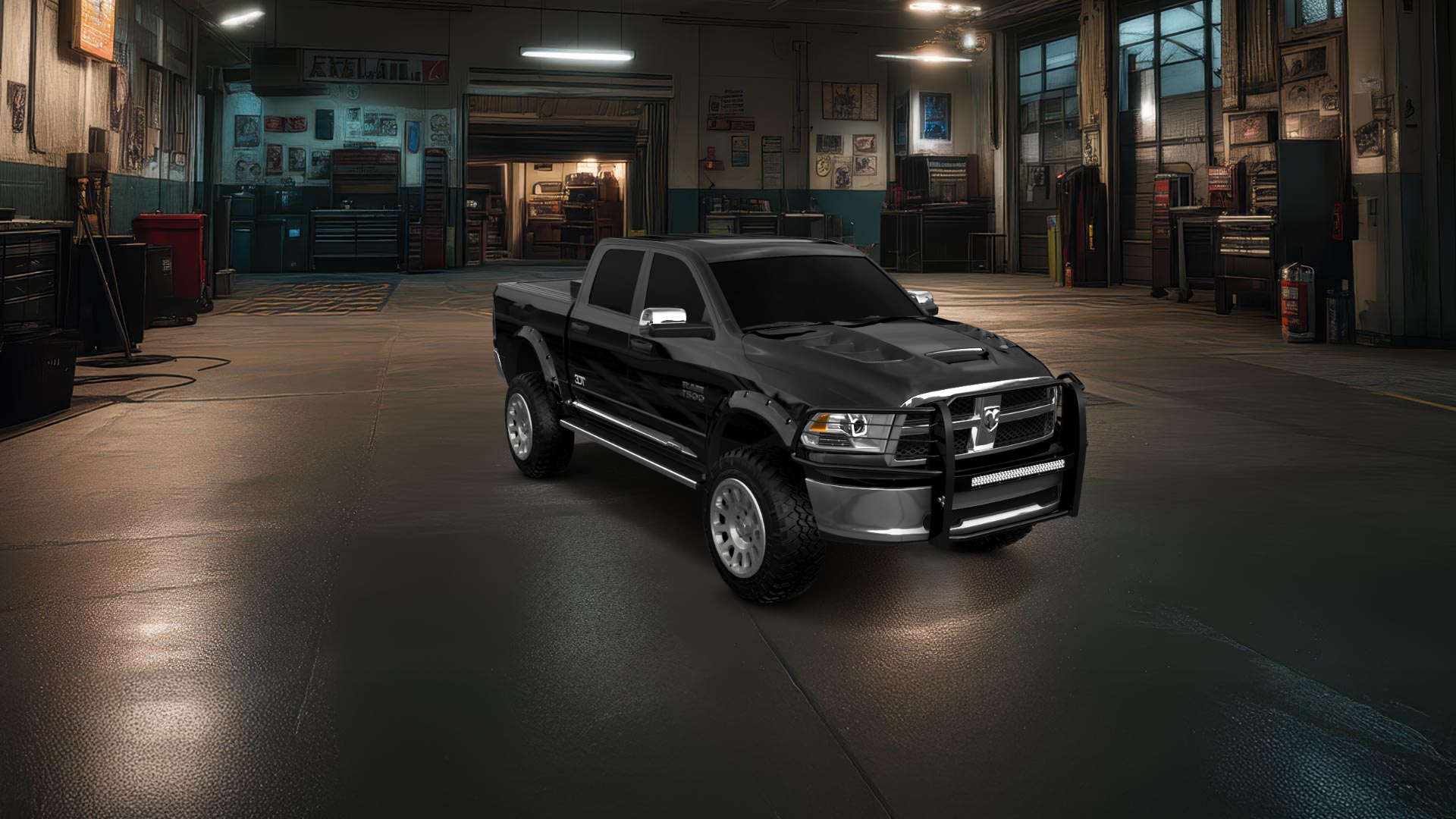Dodge Ram 1500 5.7' box 4 Door pickup truck 2010 tuning