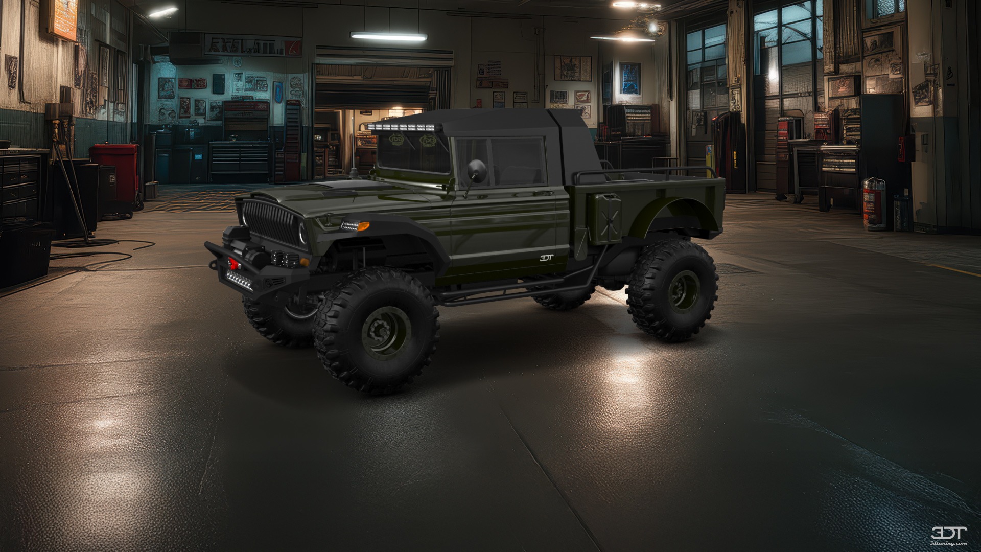 Jeep Kaiser M715 2 Door pickup truck 1968 tuning