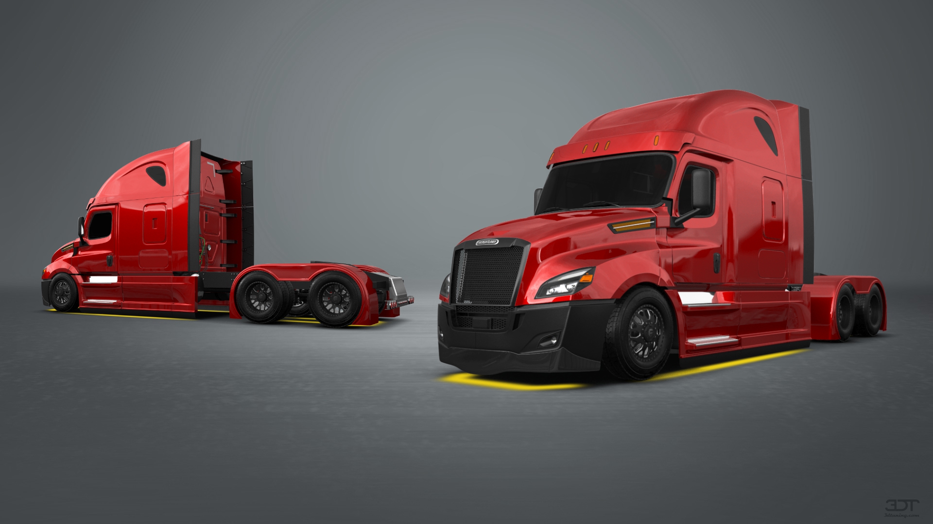 Freightliner Cascadia Sleeper Cab Truck 2018 tuning