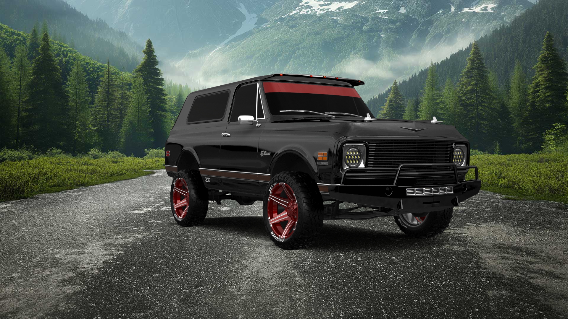 Chevrolet K5 Blazer 2 Door pickup truck 1969 tuning
