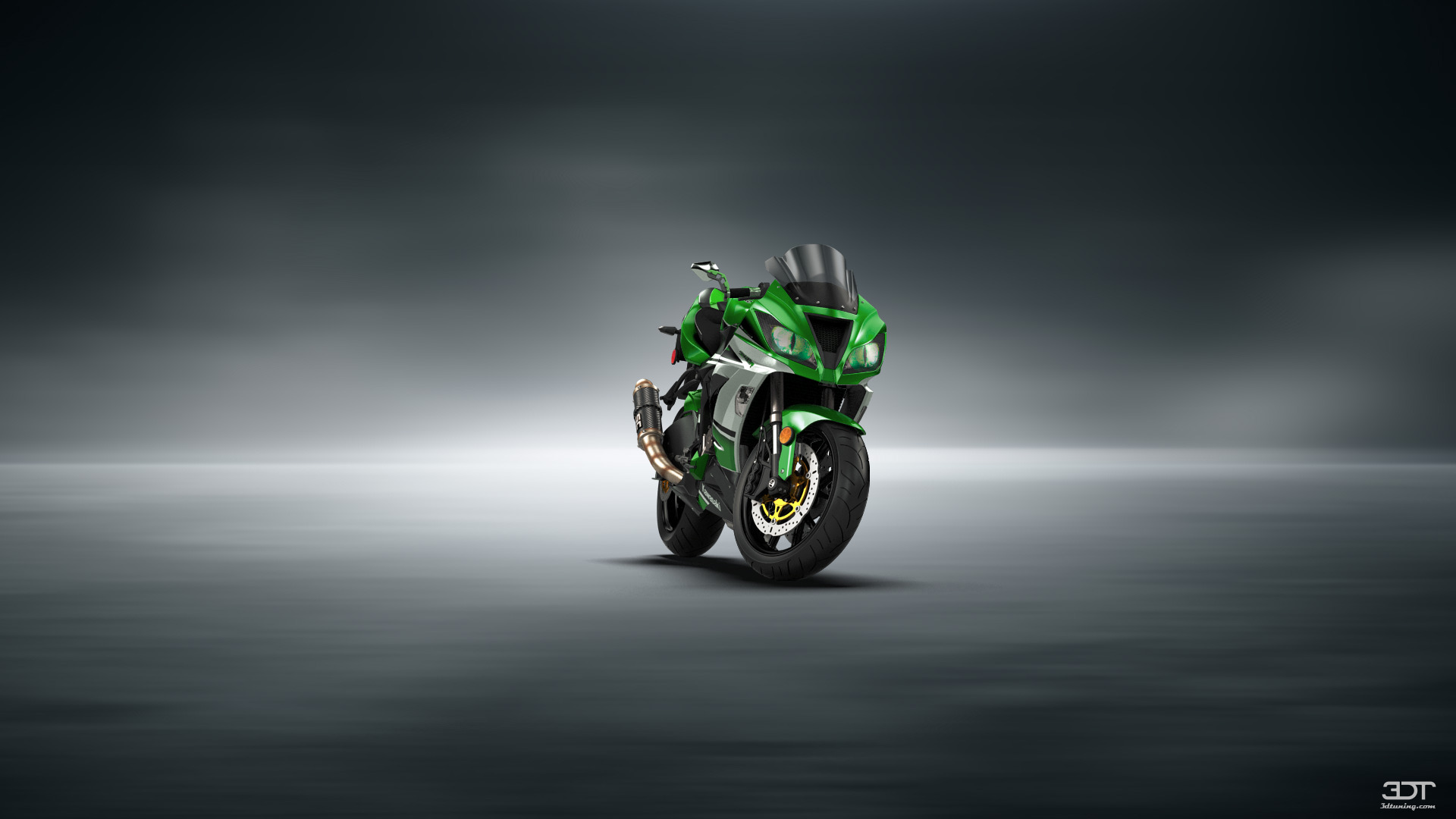 Kawasaki Ninja ZX 6R Sport Bike 2015 tuning